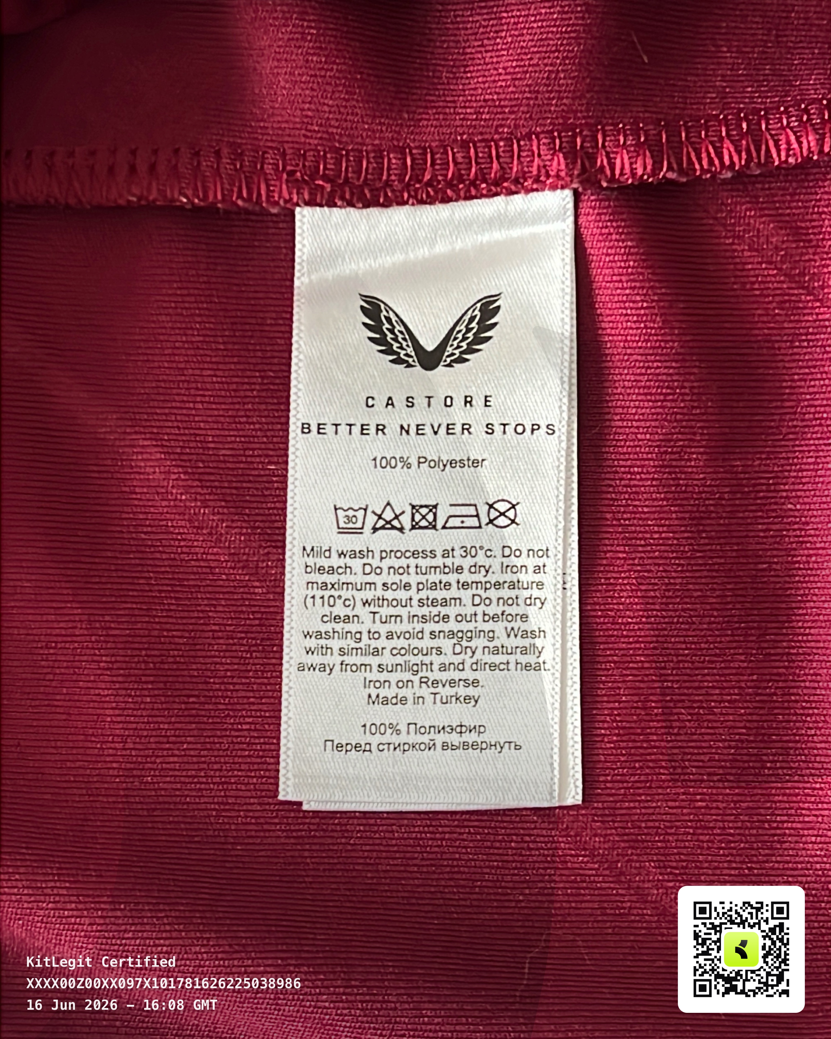 Wash label