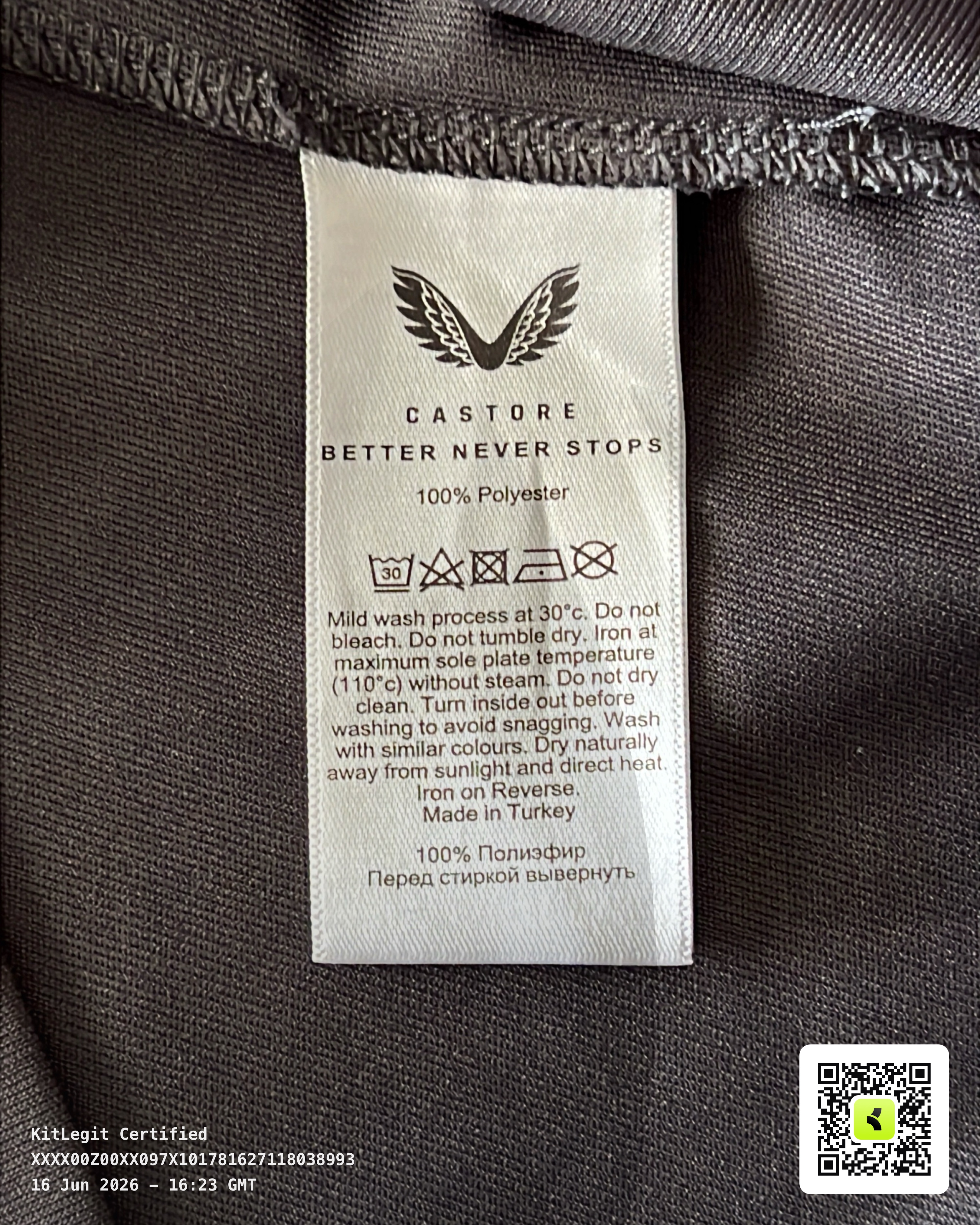 Authenticity evidence image of Aston Villa 2022/23 Castore Home Goalkeeper Shirt (Cazoo) - Women's Medium (12/14)