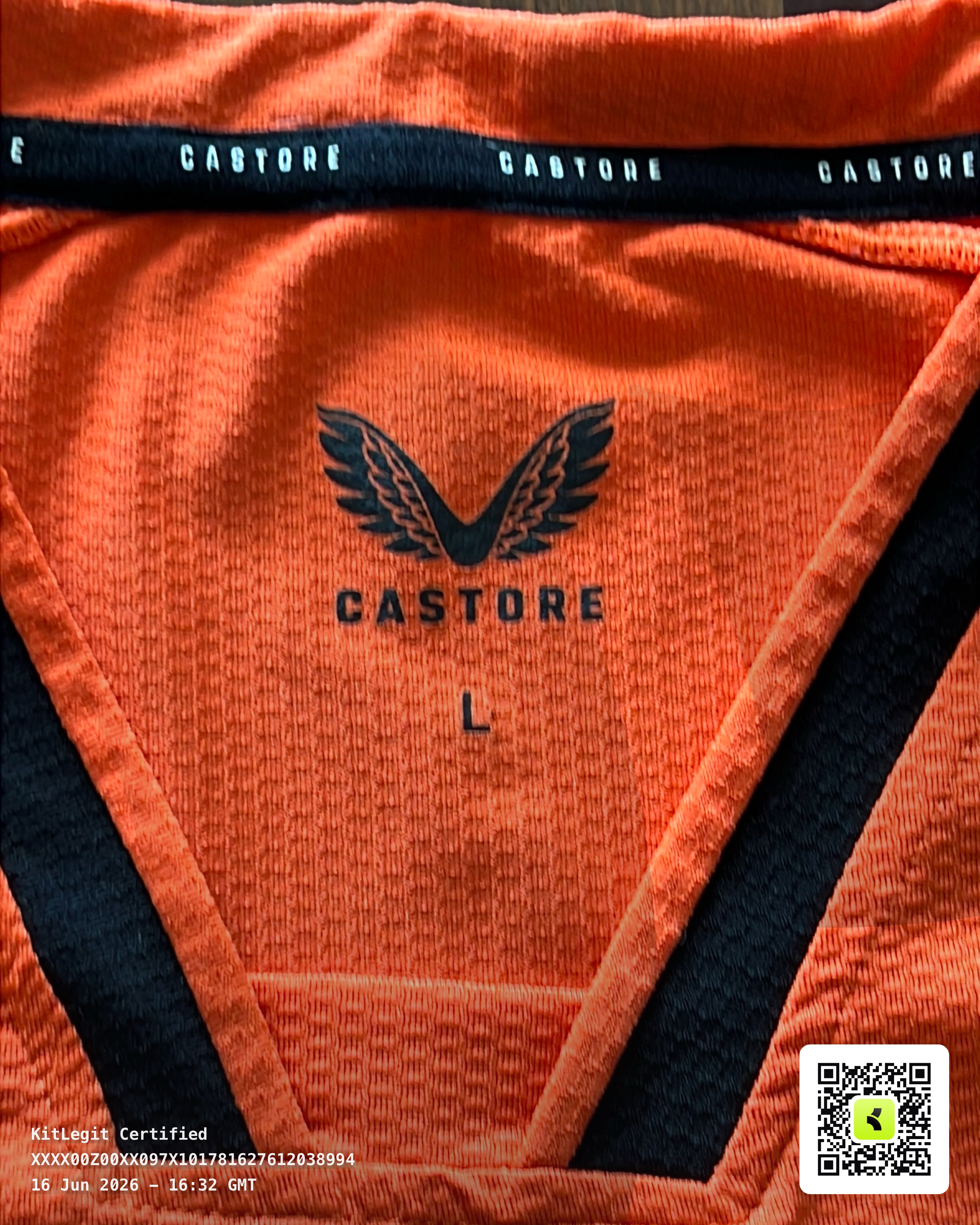 Authenticity evidence image of Aston Villa 2022/23 Castore Away Goalkeeper Shirt (Cazoo) - Men's Large