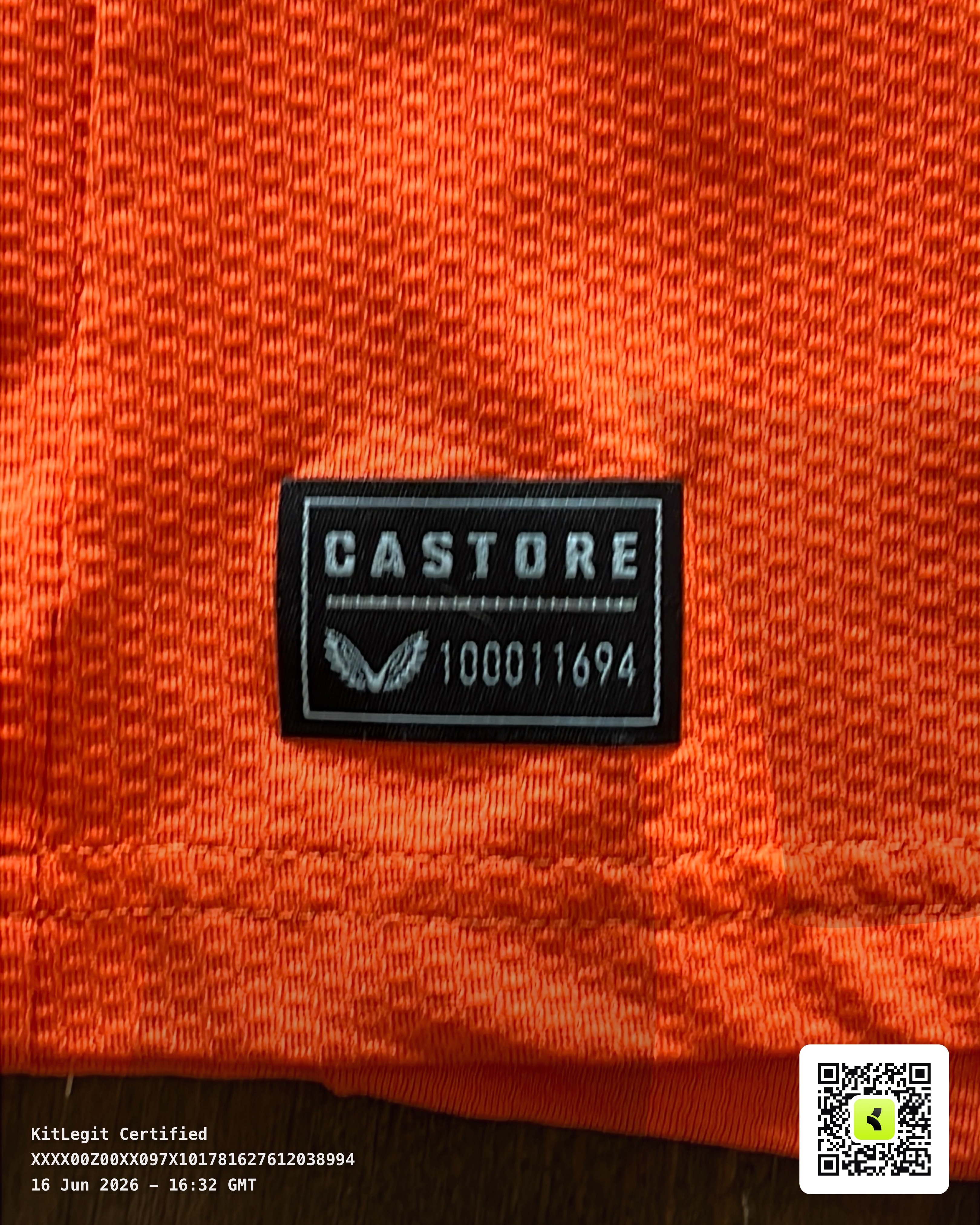 Authenticity evidence image of Aston Villa 2022/23 Castore Away Goalkeeper Shirt (Cazoo) - Men's Large