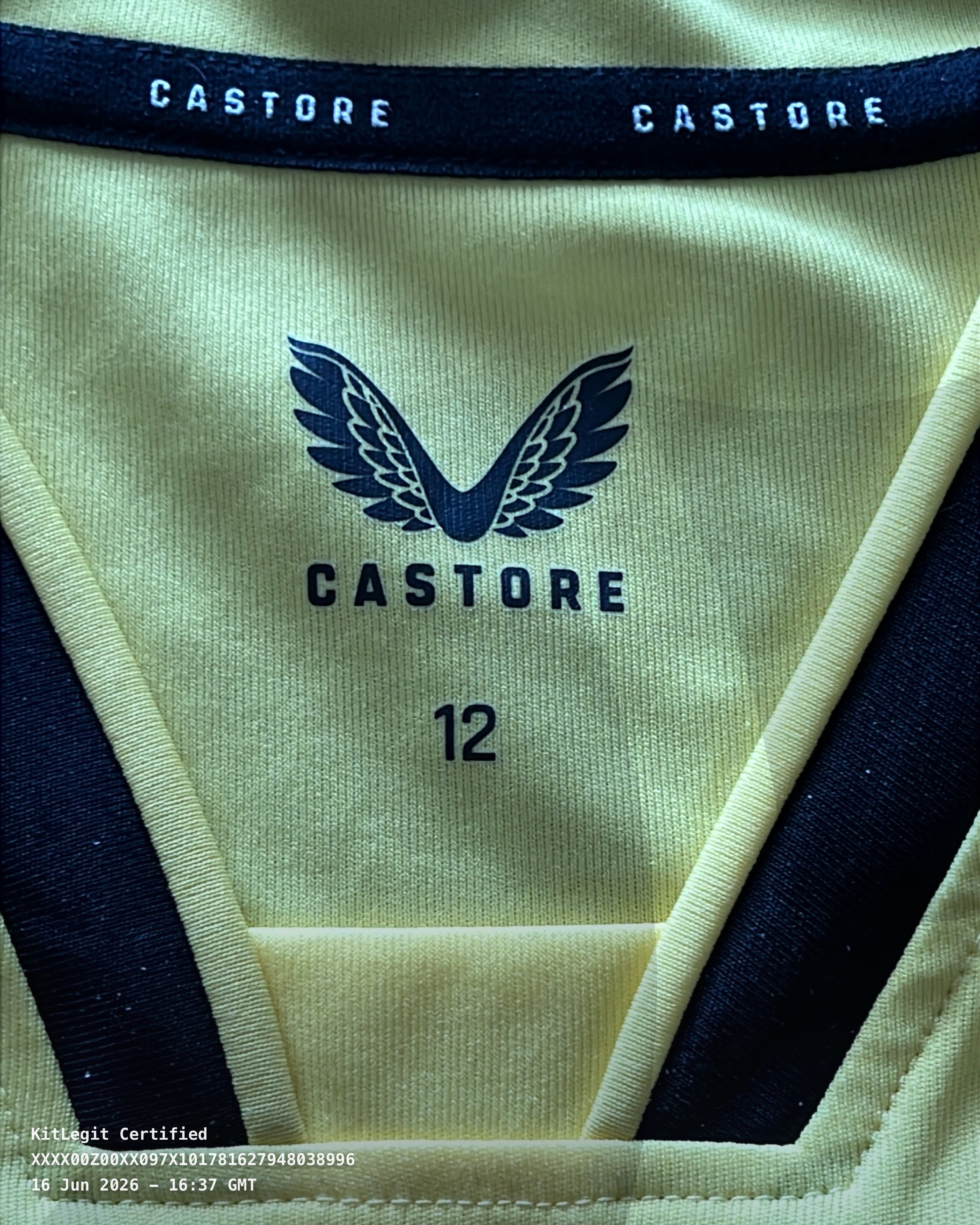 Authenticity evidence image of Aston Villa 2022/23 Castore 3rd Goalkeeper Shirt (Cazoo) - Women's Medium (12/14)