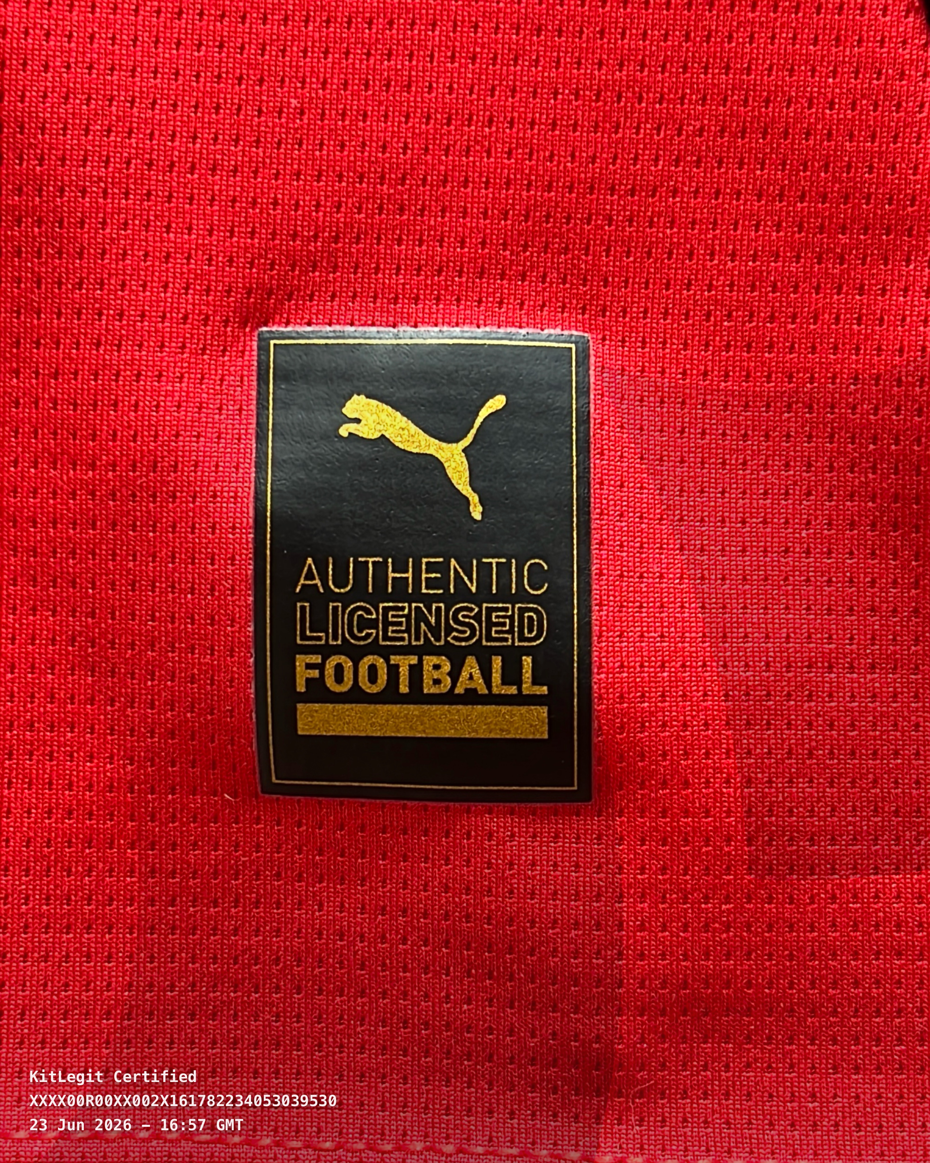 Authenticity evidence image of AC Milan 2024/25 Home Shirt - Men's Medium