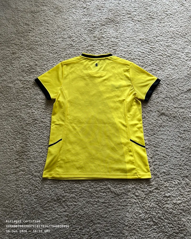 Rear view of Aston Villa 2022/23 Castore 3rd Goalkeeper Shirt (Cazoo) - Women's Medium (12/14)