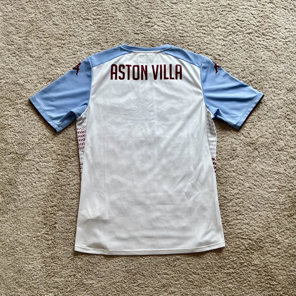 Rear view of Aston Villa 2021/22 Kappa 3 Pre Match Shirt (Cazoo) - Men's Large