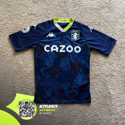 Front view of Aston Villa 2020/21 Kappa 3rd Goalkeeper Shirt (Cazoo) - Men's Small