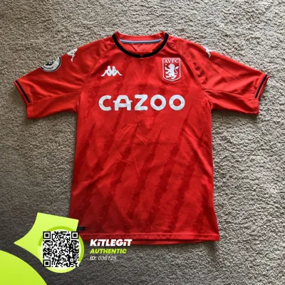 Front view of Aston Villa 2021/22 Kappa 3rd Goalkeeper Shirt (Cazoo) - Men's Medium