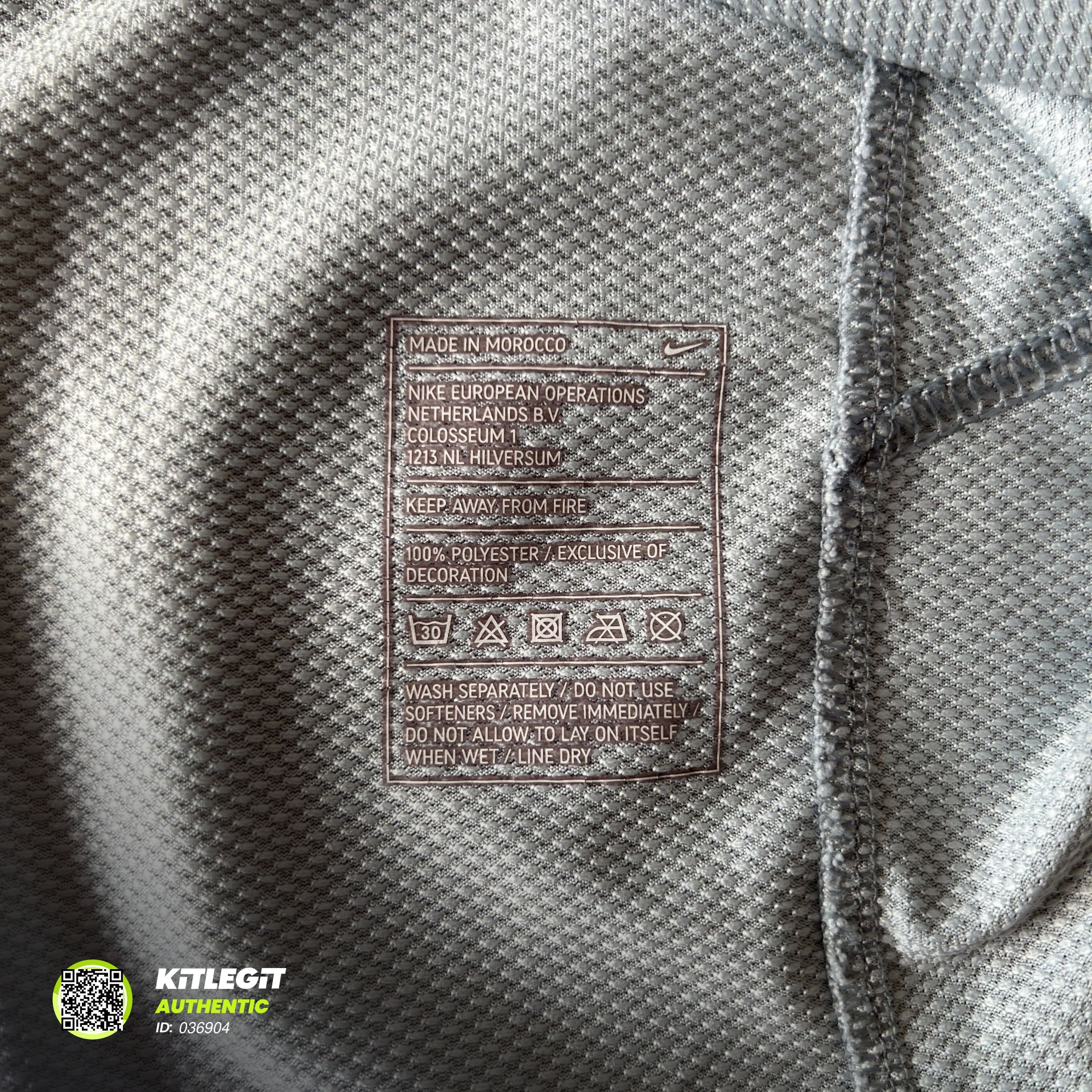 Authenticity evidence image of Aston Villa 2007/08 Nike GK 3 Pro Shirt - Junior XL