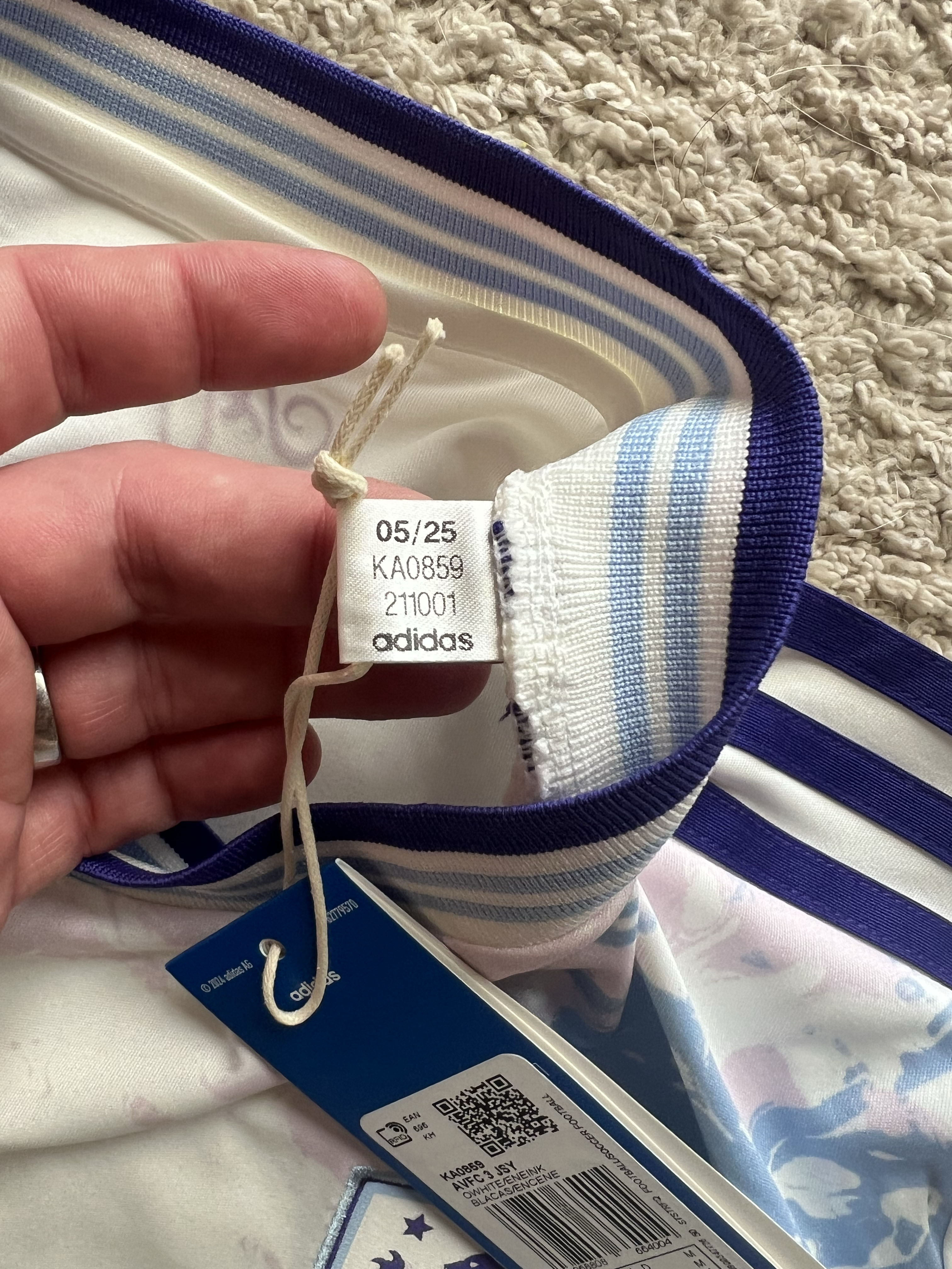 Authenticity evidence image of Aston Villa 2025/26 Adidas 3rd Shirt (Kaizen Foundation) - Men's Medium