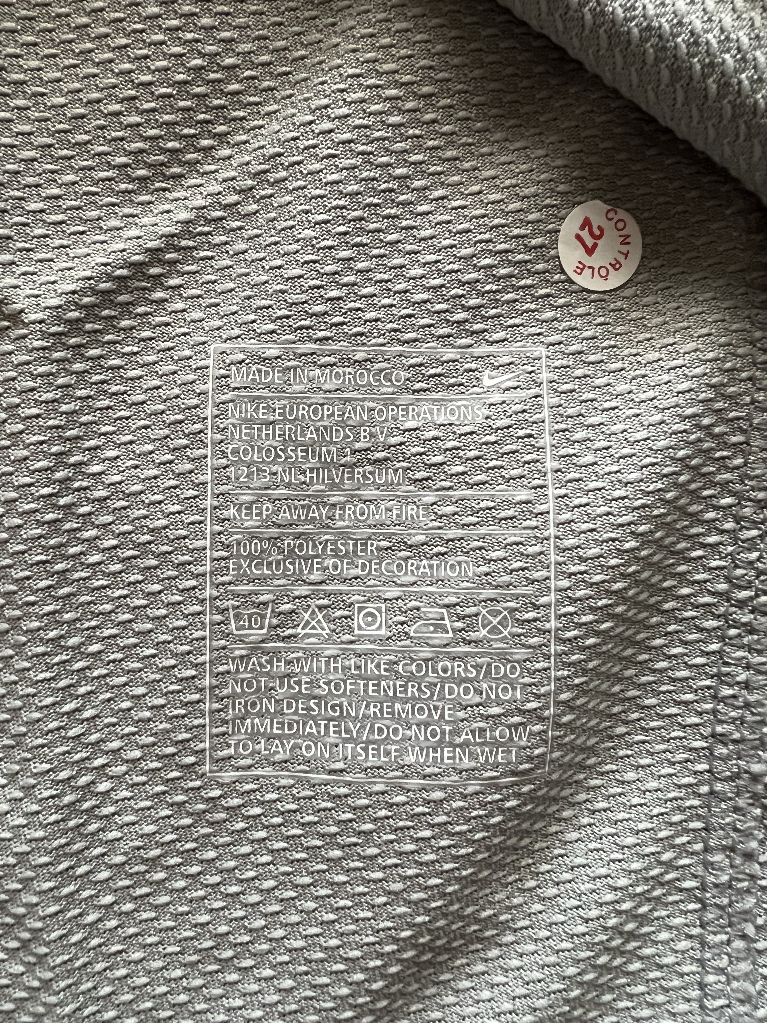 Authenticity evidence image of Aston Villa 2008/09 Nike GK 1 Goalkeeper Pro Shirt - Men's XL