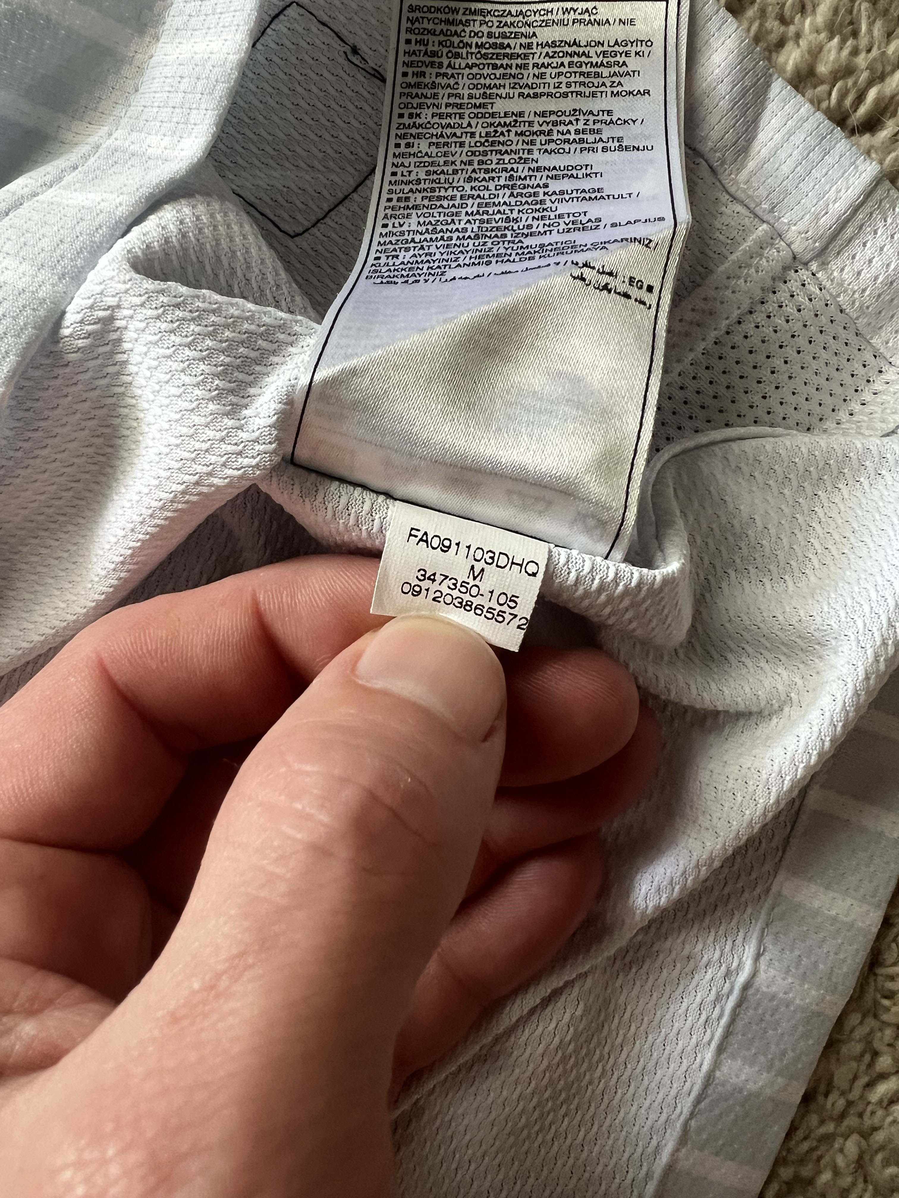 Authenticity evidence image of Aston Villa 2010/11 Nike 3rd Shirt (FX Pro) - Men's Medium