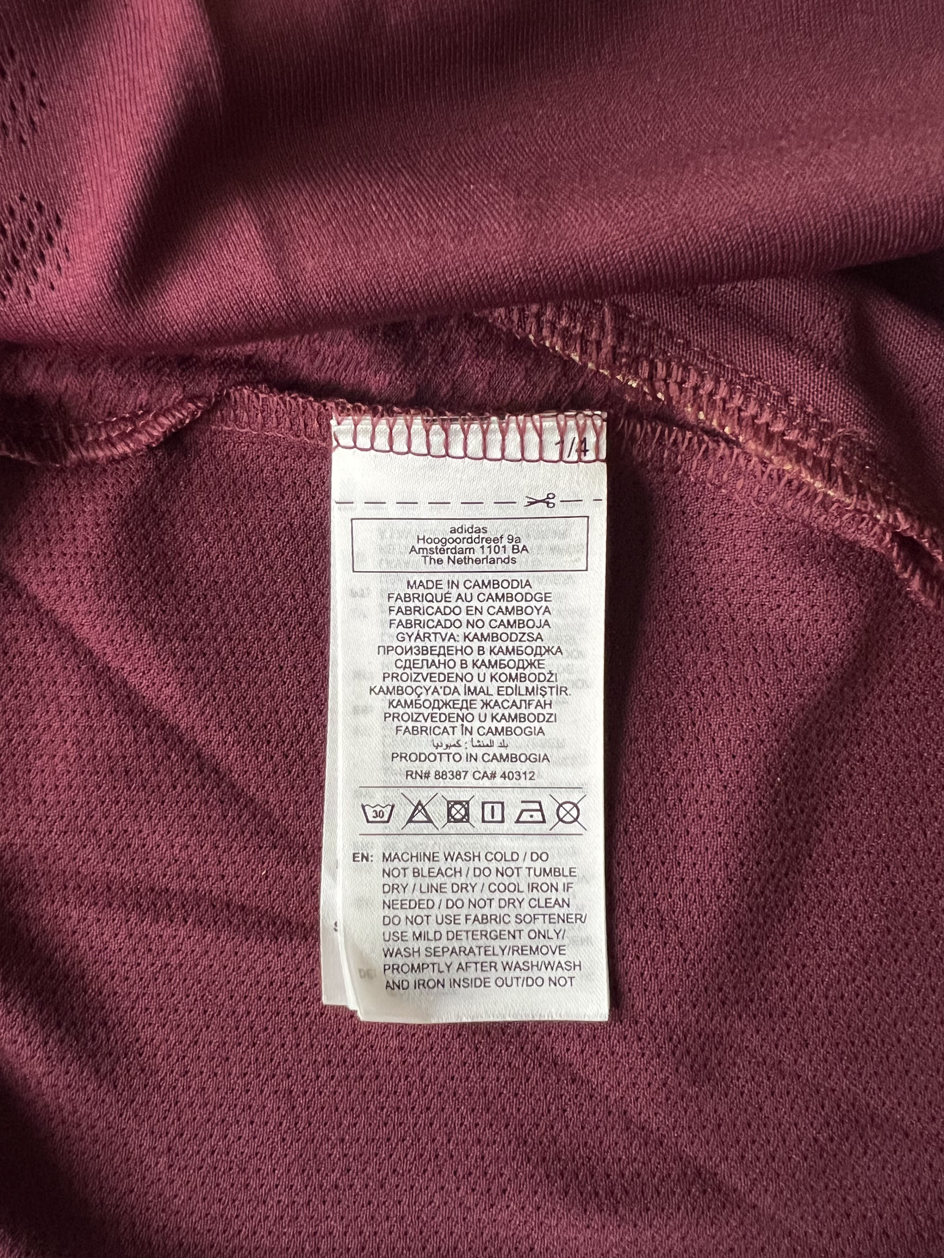 Authenticity evidence image of Aston Villa 2025/26 Adidas Home Pro Shirt (Kaizen Foundation) - Women's Large (16/18)