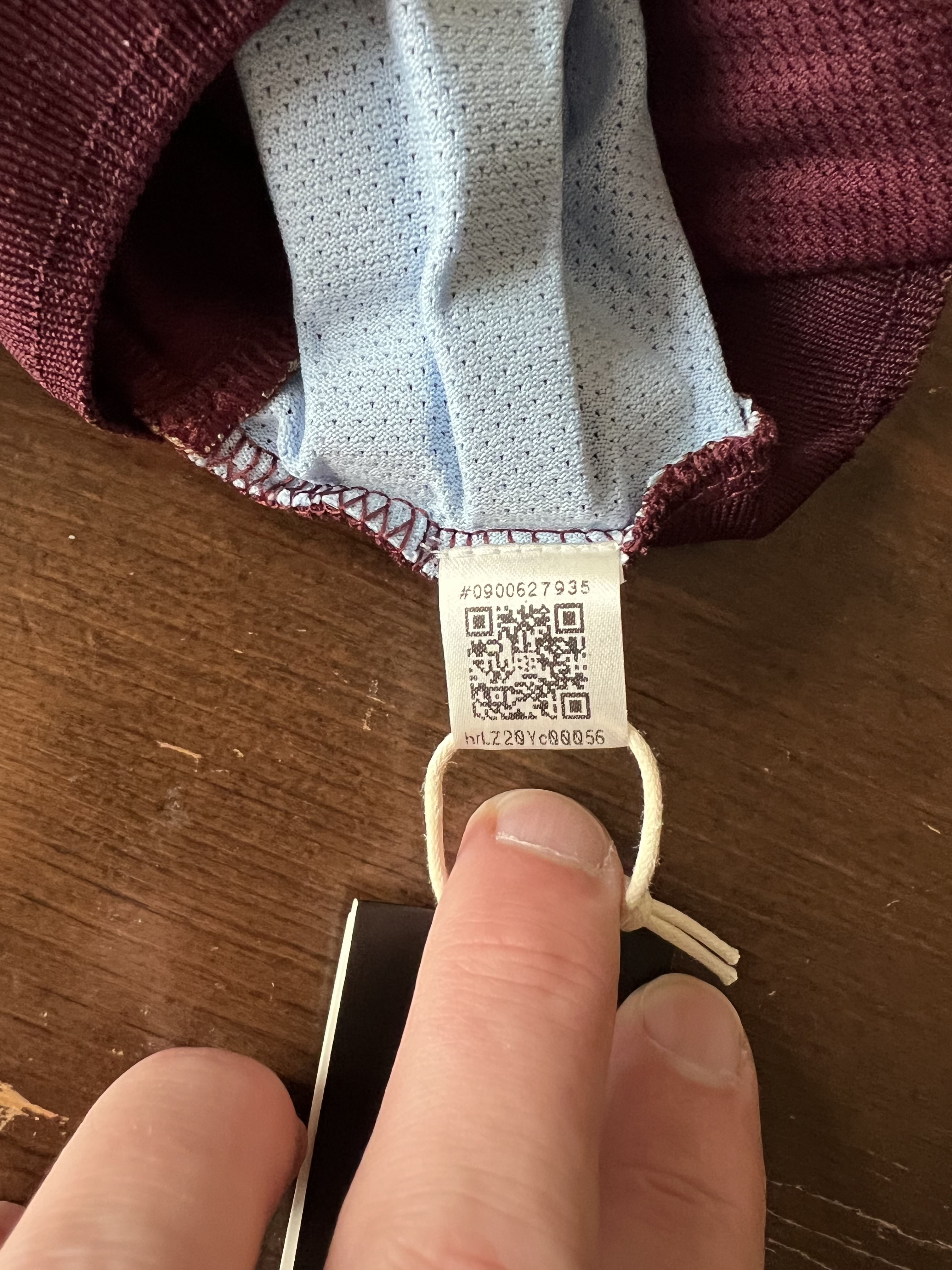 Authenticity evidence image of Aston Villa 2025/26 Adidas Home Pro Shirt (Kaizen Foundation) - Women's Large (16/18)