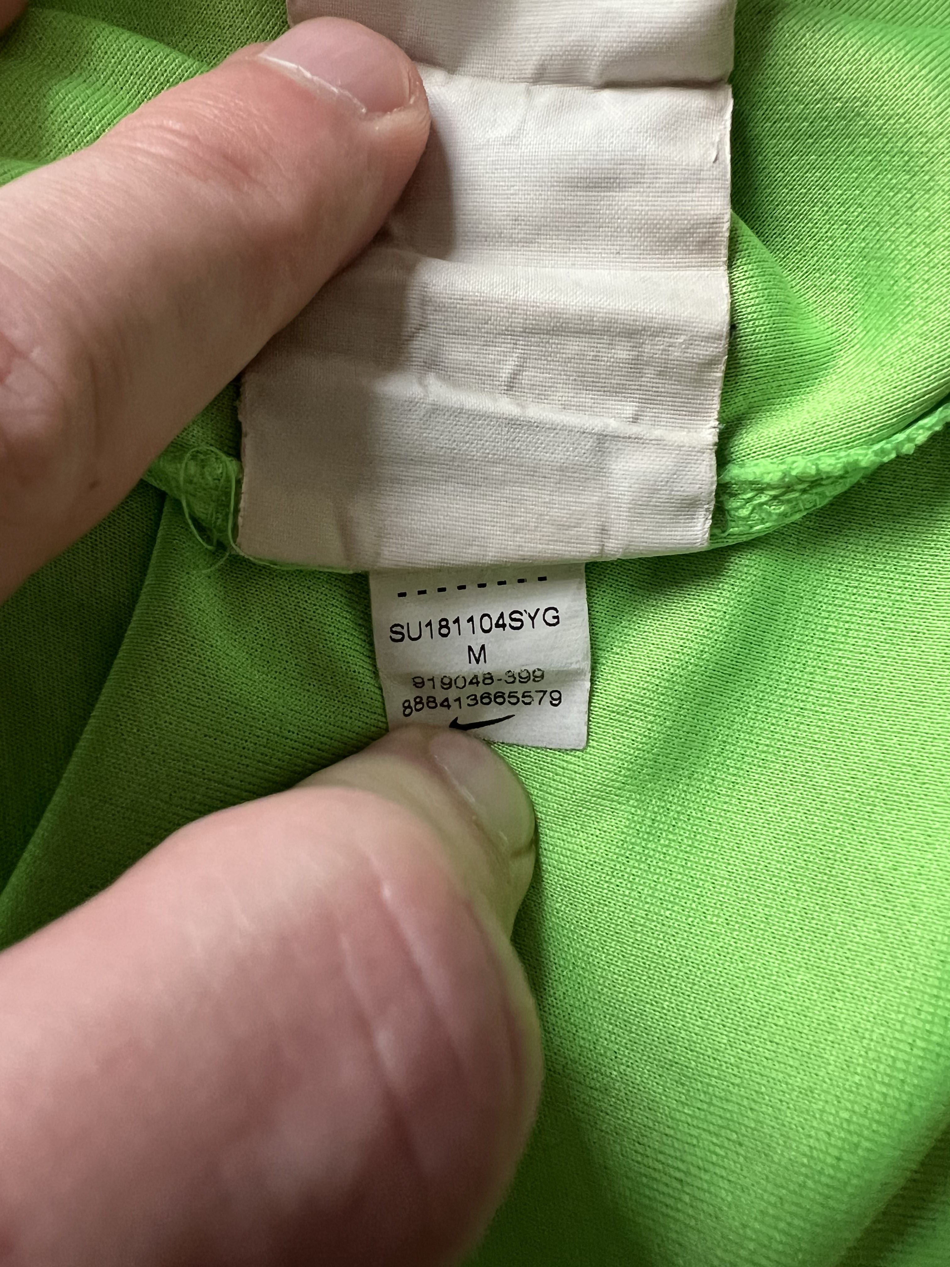 Authenticity evidence image of Chelsea 2018/19 Nike GK 2 Goalkeeper Shirt (Yokohama Tyres) - Men's Medium