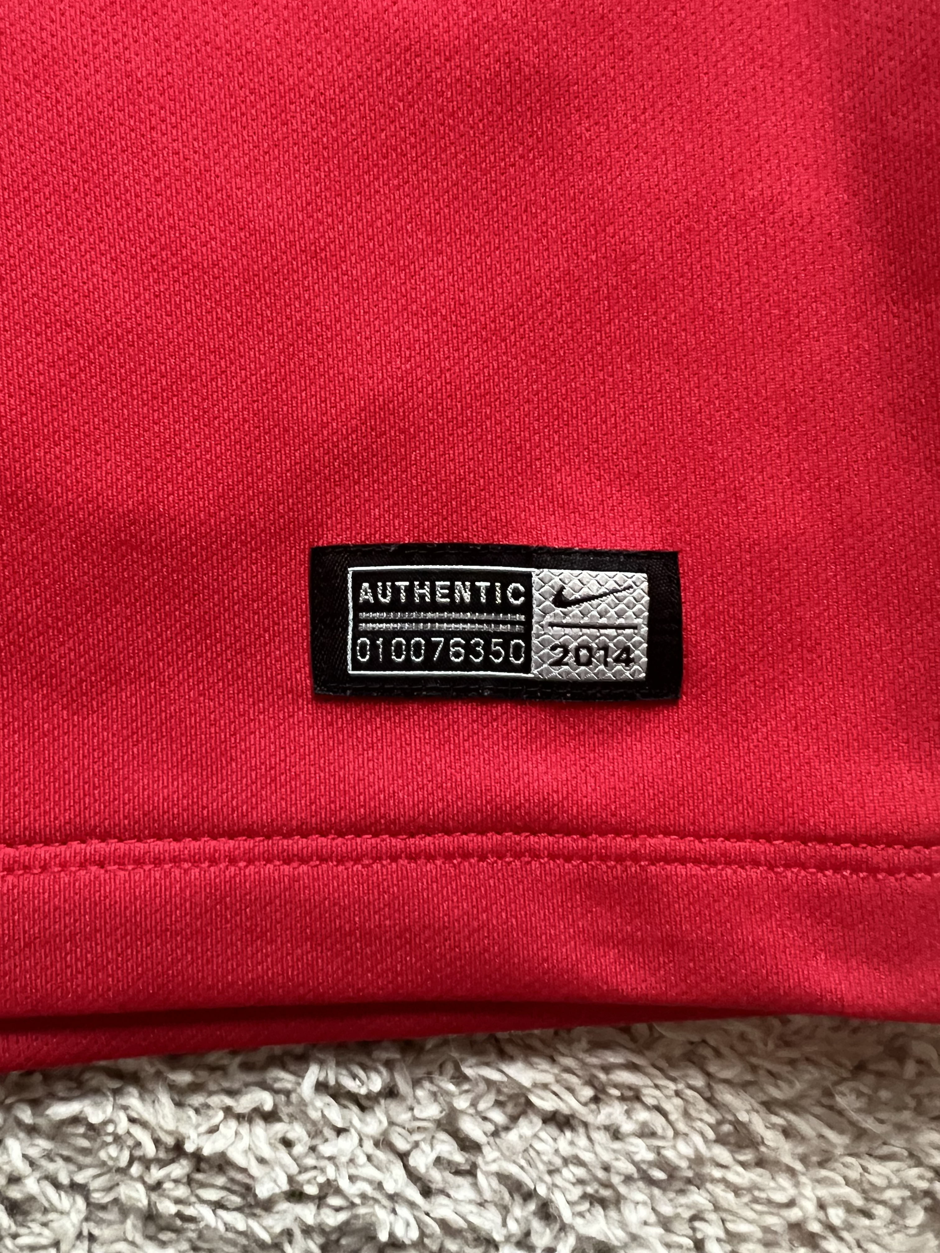Authenticity evidence image of Manchester United 2014/15 Nike Home Shirt (Chevrolet) - Men's XL
