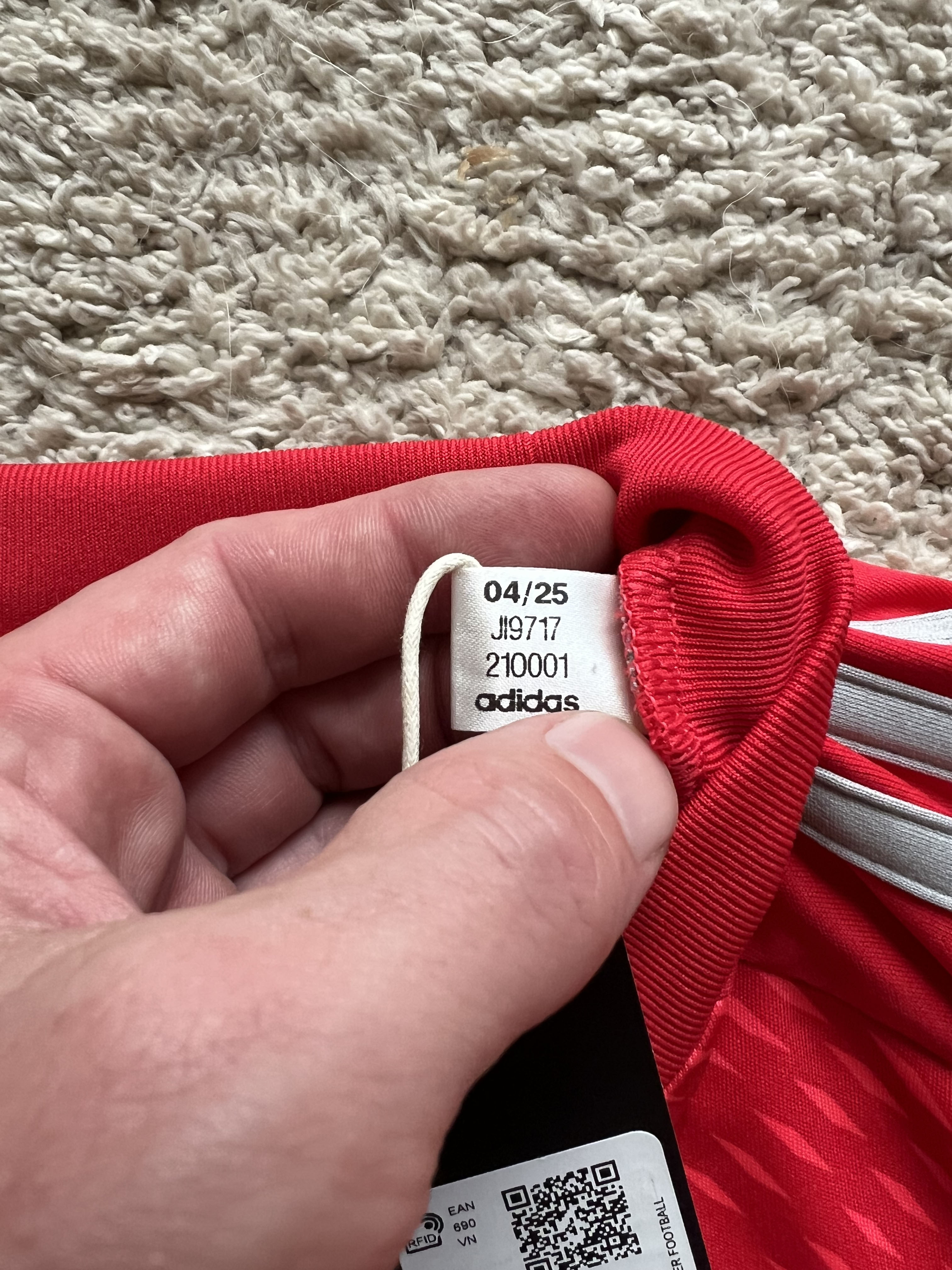 Authenticity evidence image of Aston Villa 2025/26 Adidas GK 3 Goalkeeper Shirt (Kaizen Foundation) - Men's Medium