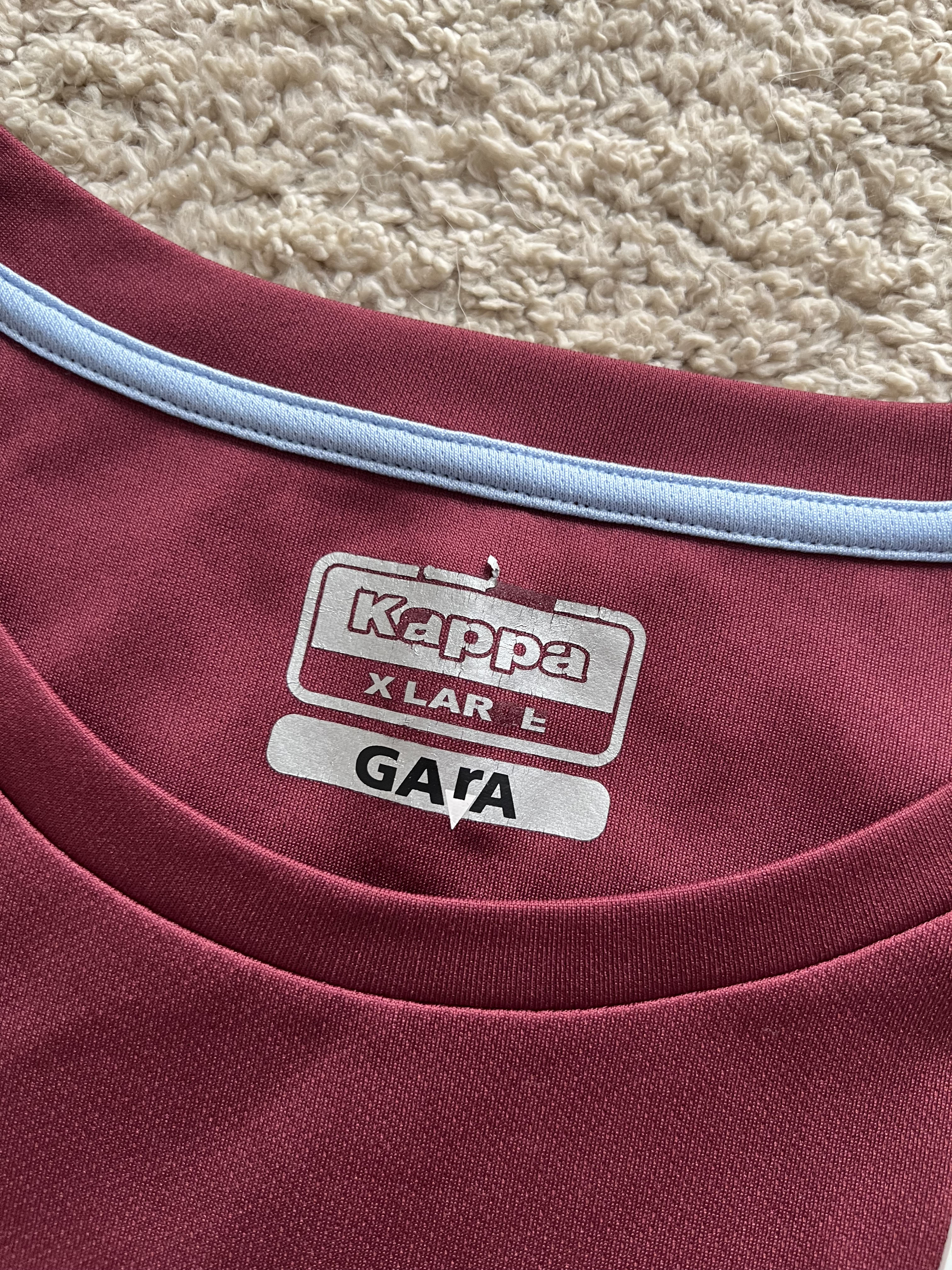 Authenticity evidence image of Aston Villa 2020/21 Kappa 3 Training Shirt (Cazoo) - Men's XL