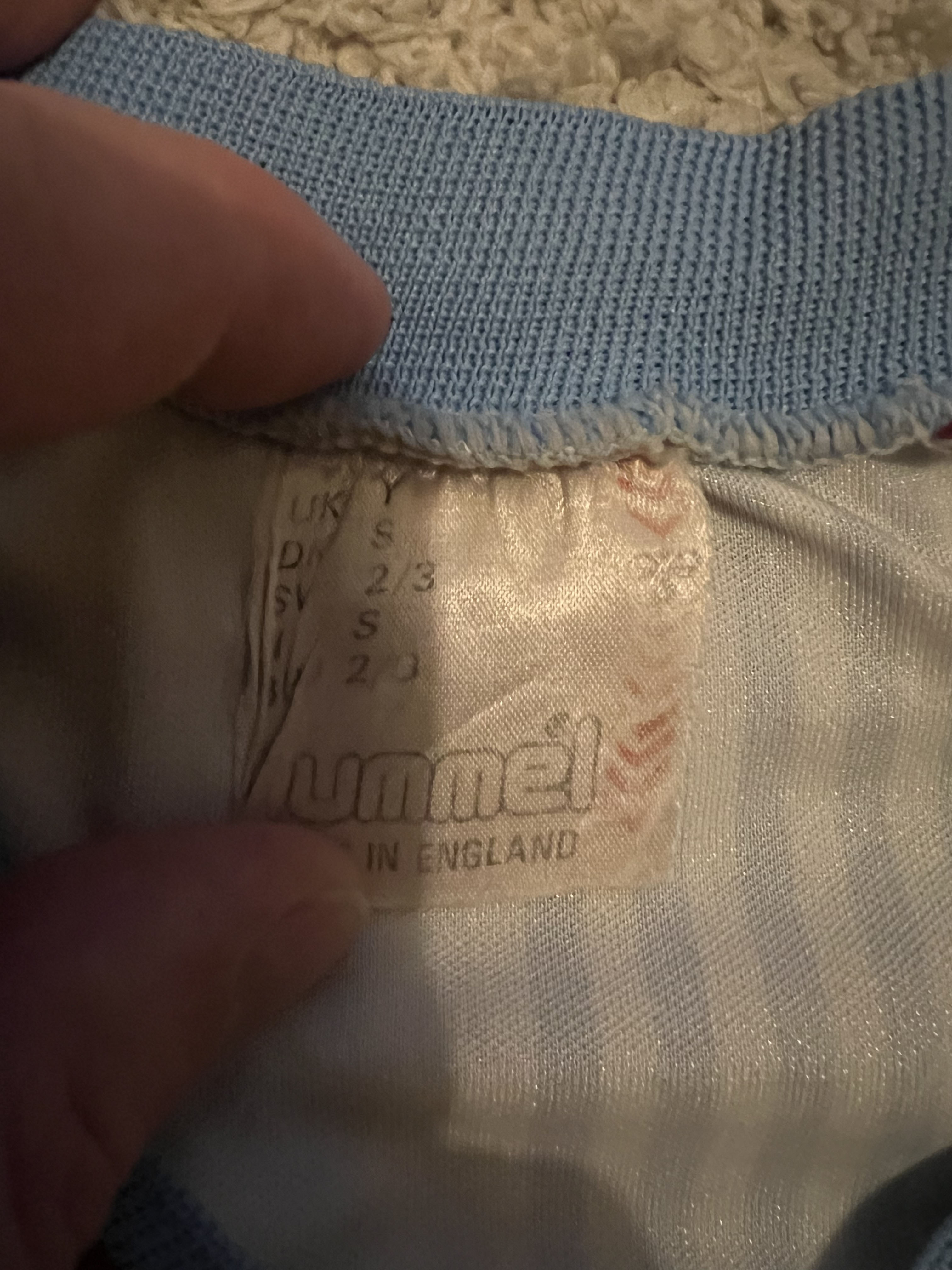 Authenticity evidence image of Aston Villa 1987/88 Hummel Away Shirt (Mita Copiers) - Junior XL
