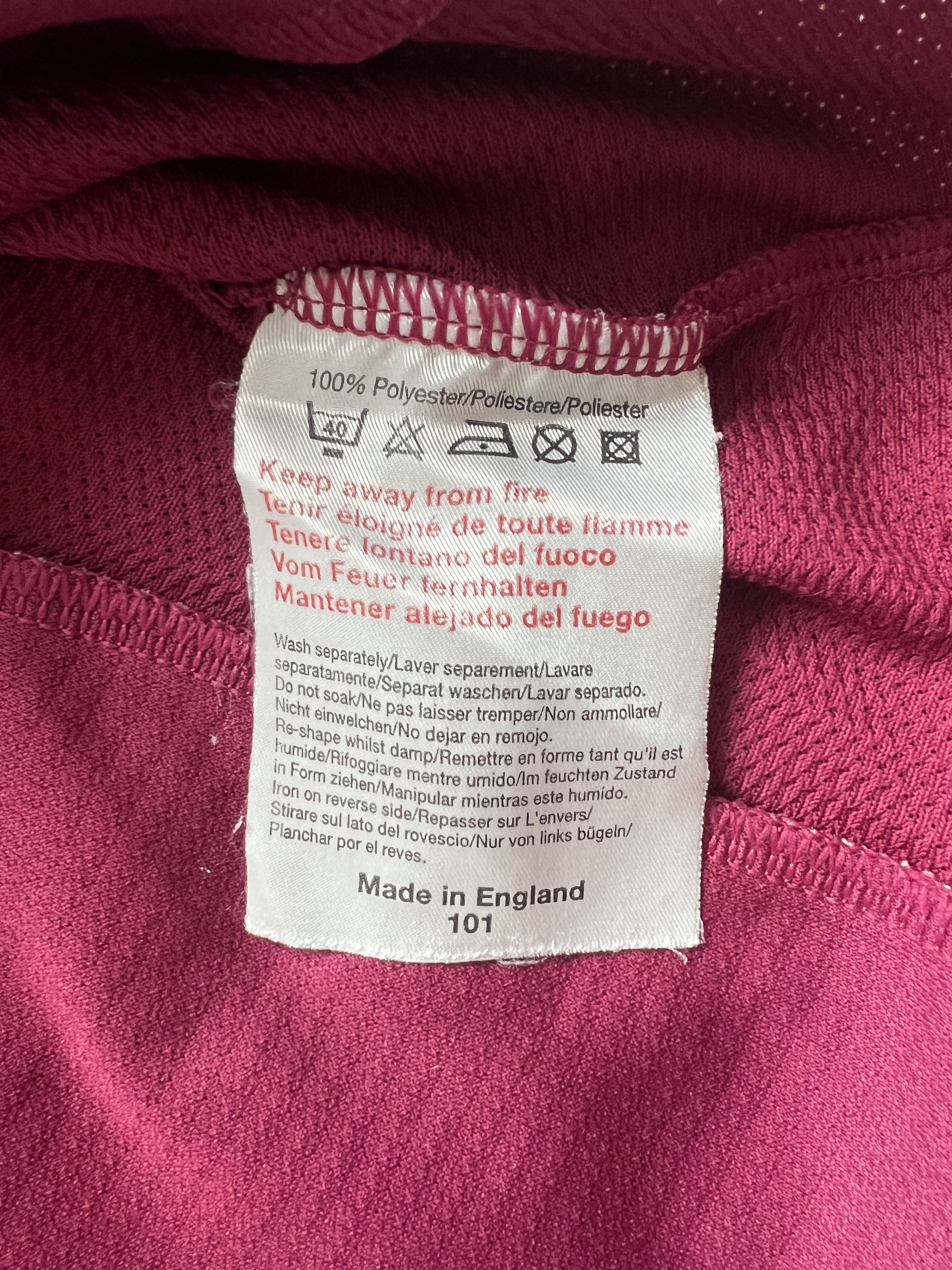 Authenticity evidence image of Aston Villa 2000/01 Diadora Home Shirt (NTL) - Men's XL
