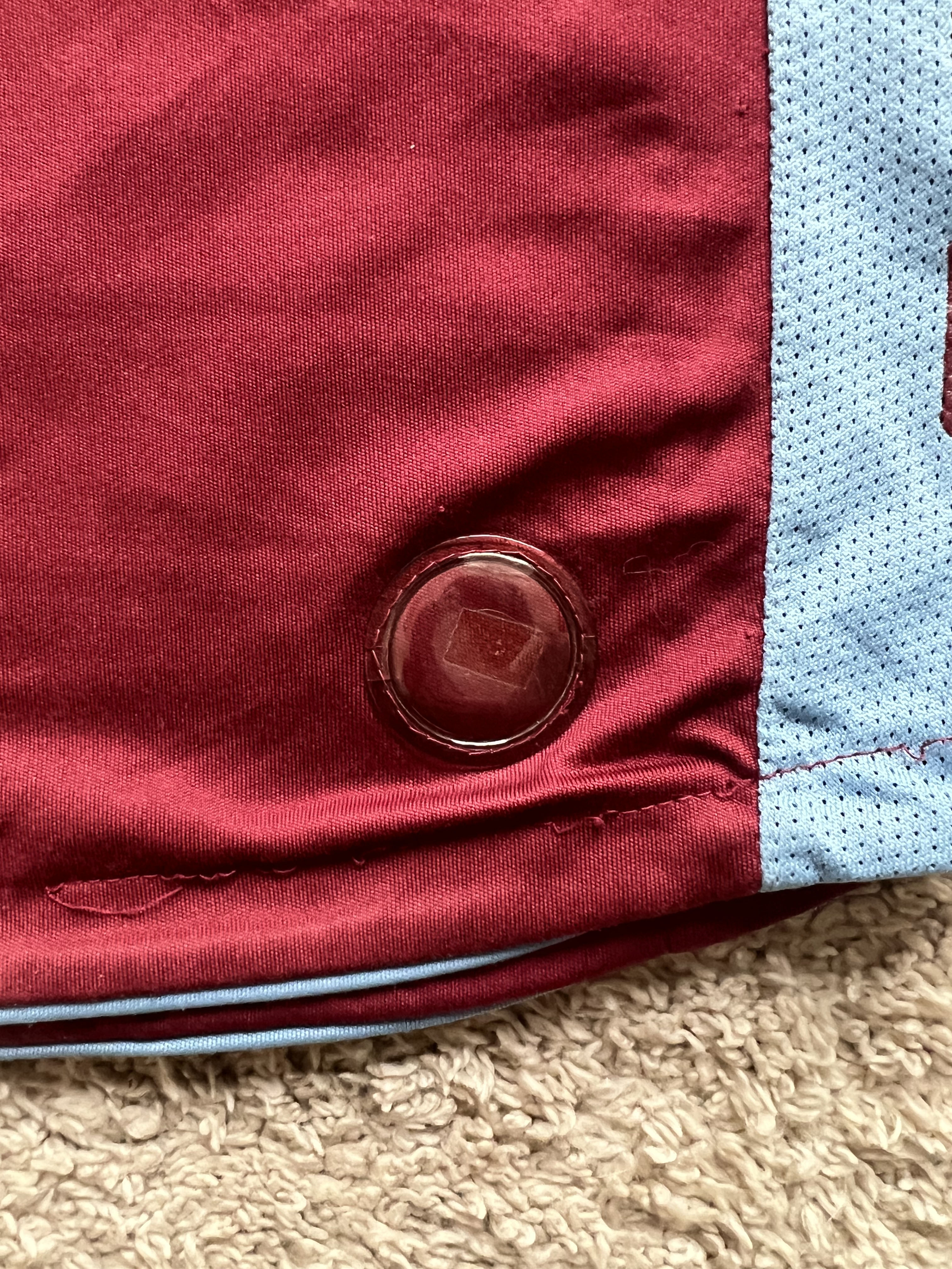 Authenticity evidence image of Aston Villa 2006/07 Hummel Home Shirt (32Red) - Men's Medium