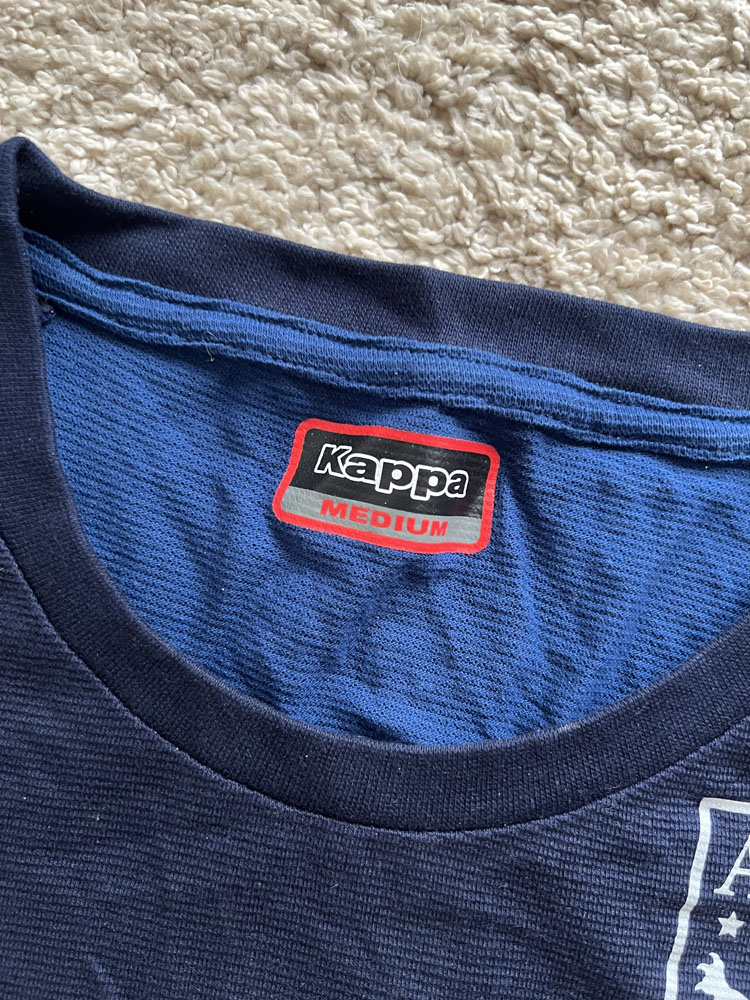 Authenticity evidence image of Aston Villa 2021/22 Kappa 5 Training Shirt (Cazoo) - Men's Medium