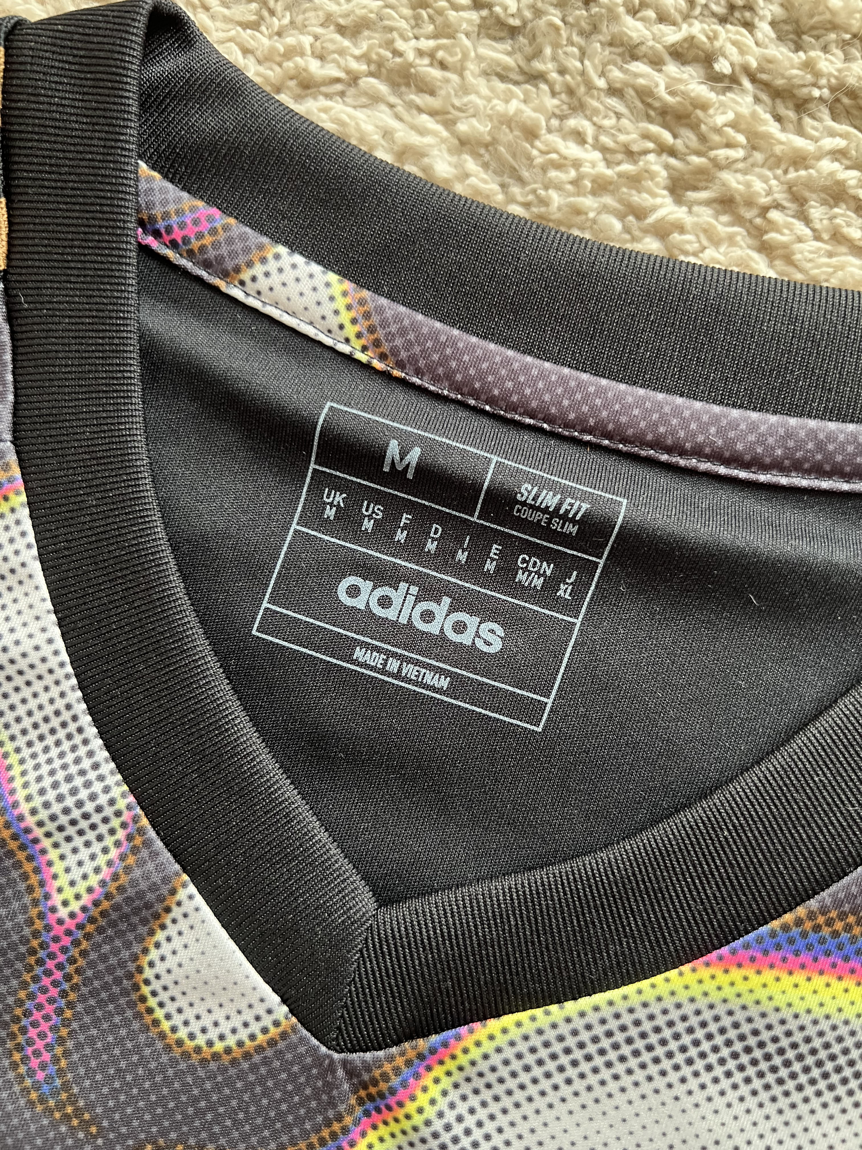 Authenticity evidence image of Aston Villa 2024/25 Adidas Pre-Match Pride 1 Shirt - Men's Medium