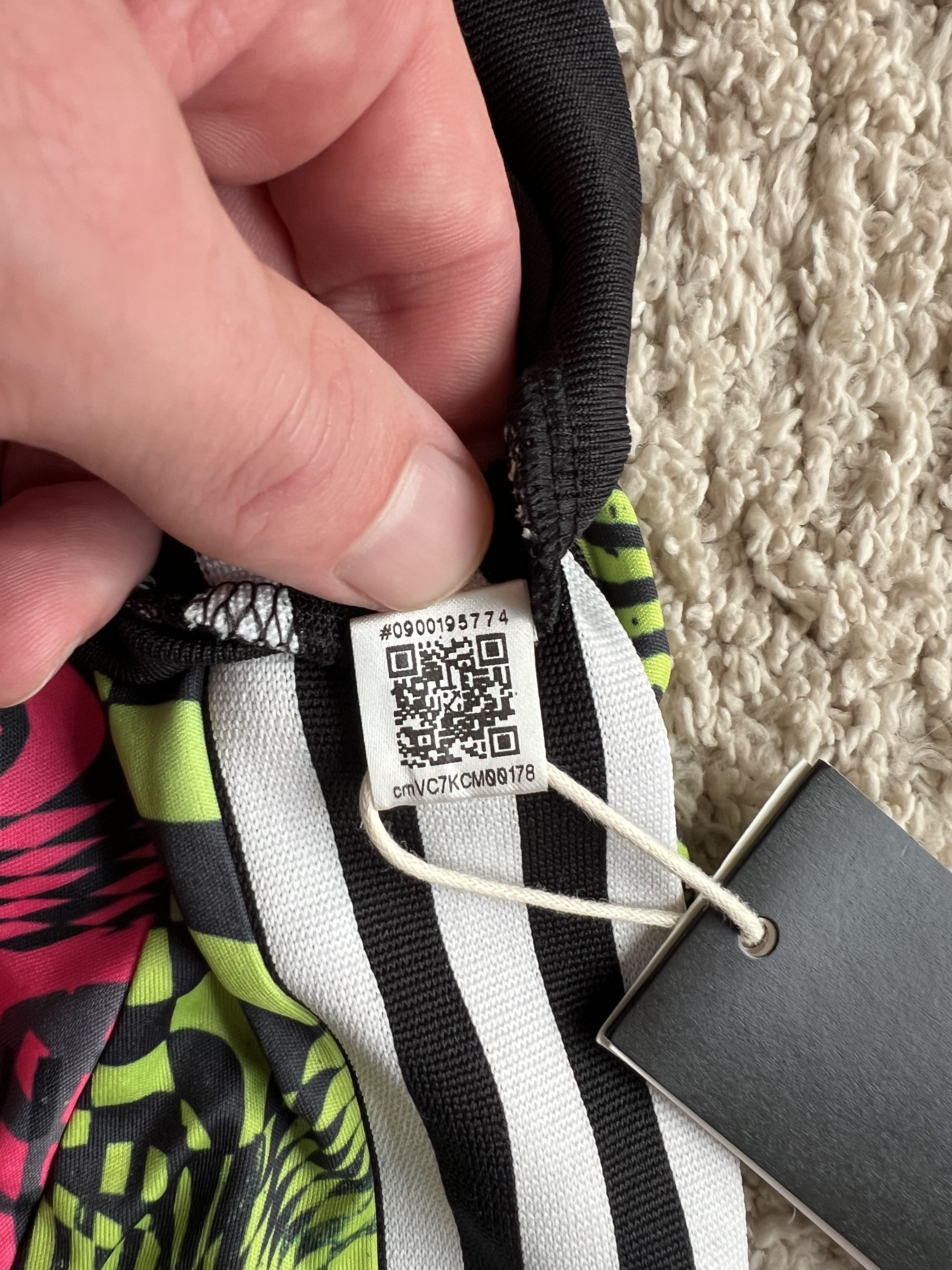 Authenticity evidence image of Aston Villa 2024/25 Adidas Pre-Match Pride 2 Shirt - Men's Medium