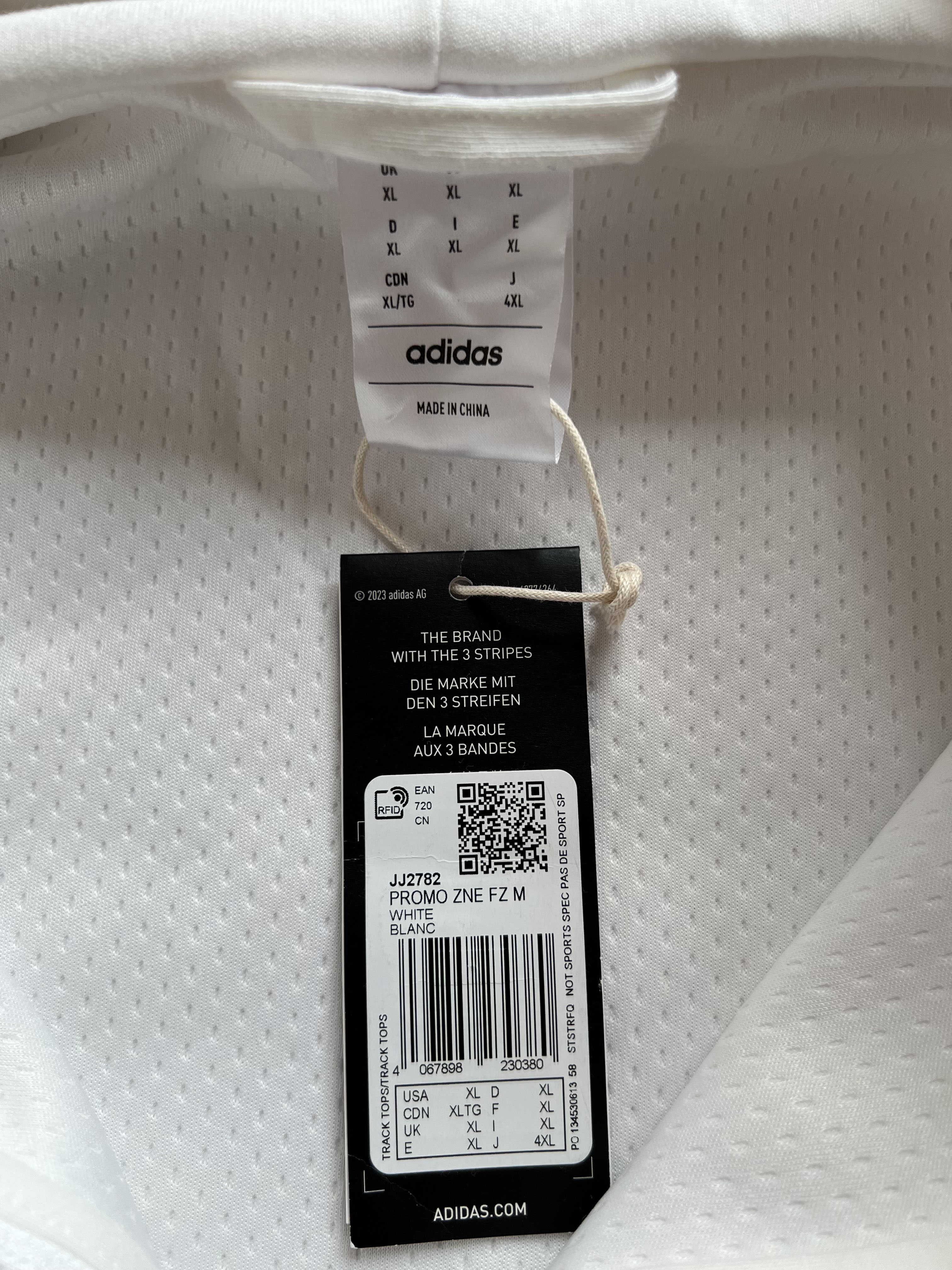 Authenticity evidence image of Aston Villa 2024/25 Adidas Travel Hoodie - Men's XL
