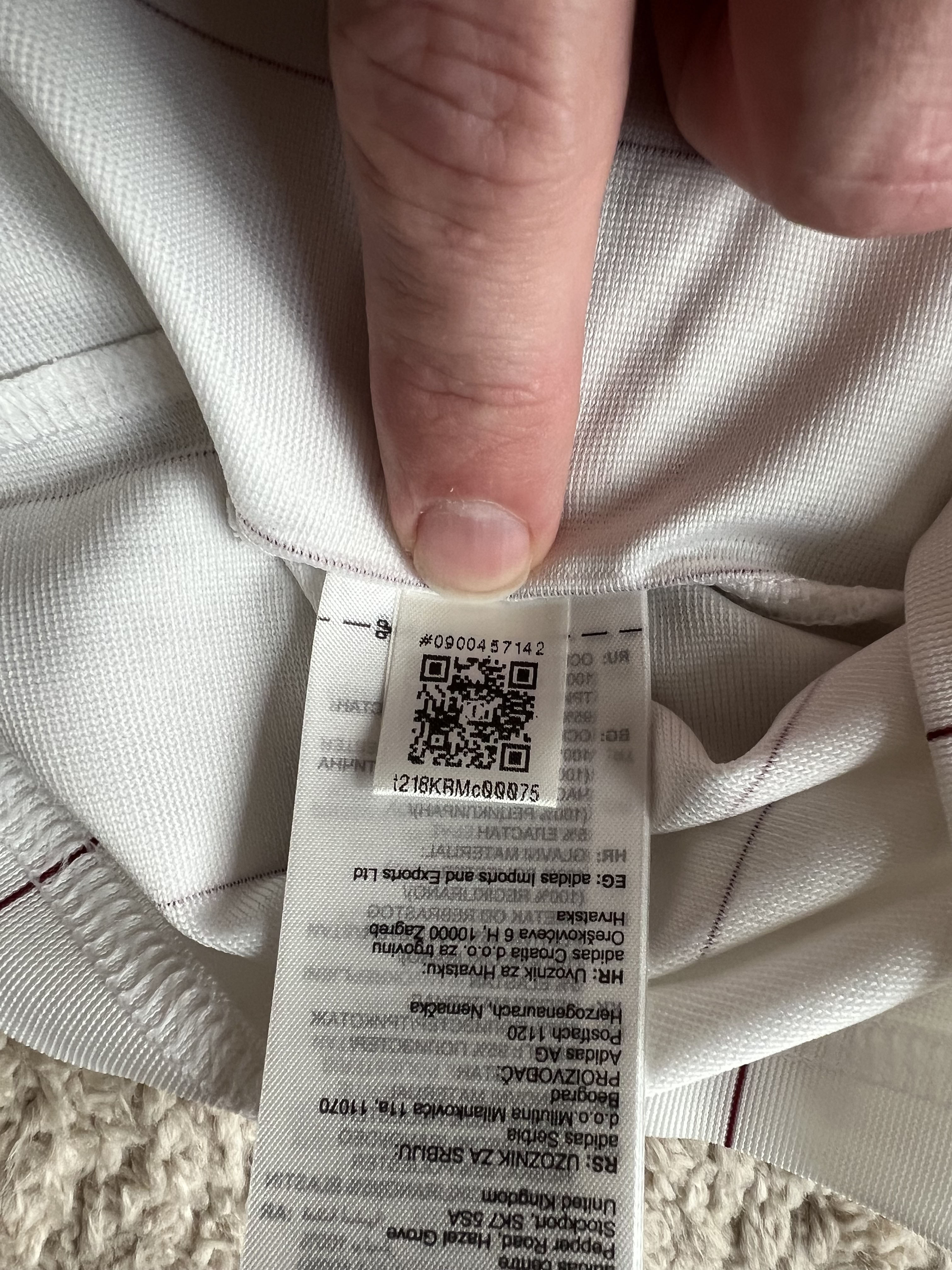 Authenticity evidence image of Aston Villa 2025/26 Adidas Travel 2 Shirt - Men's Medium