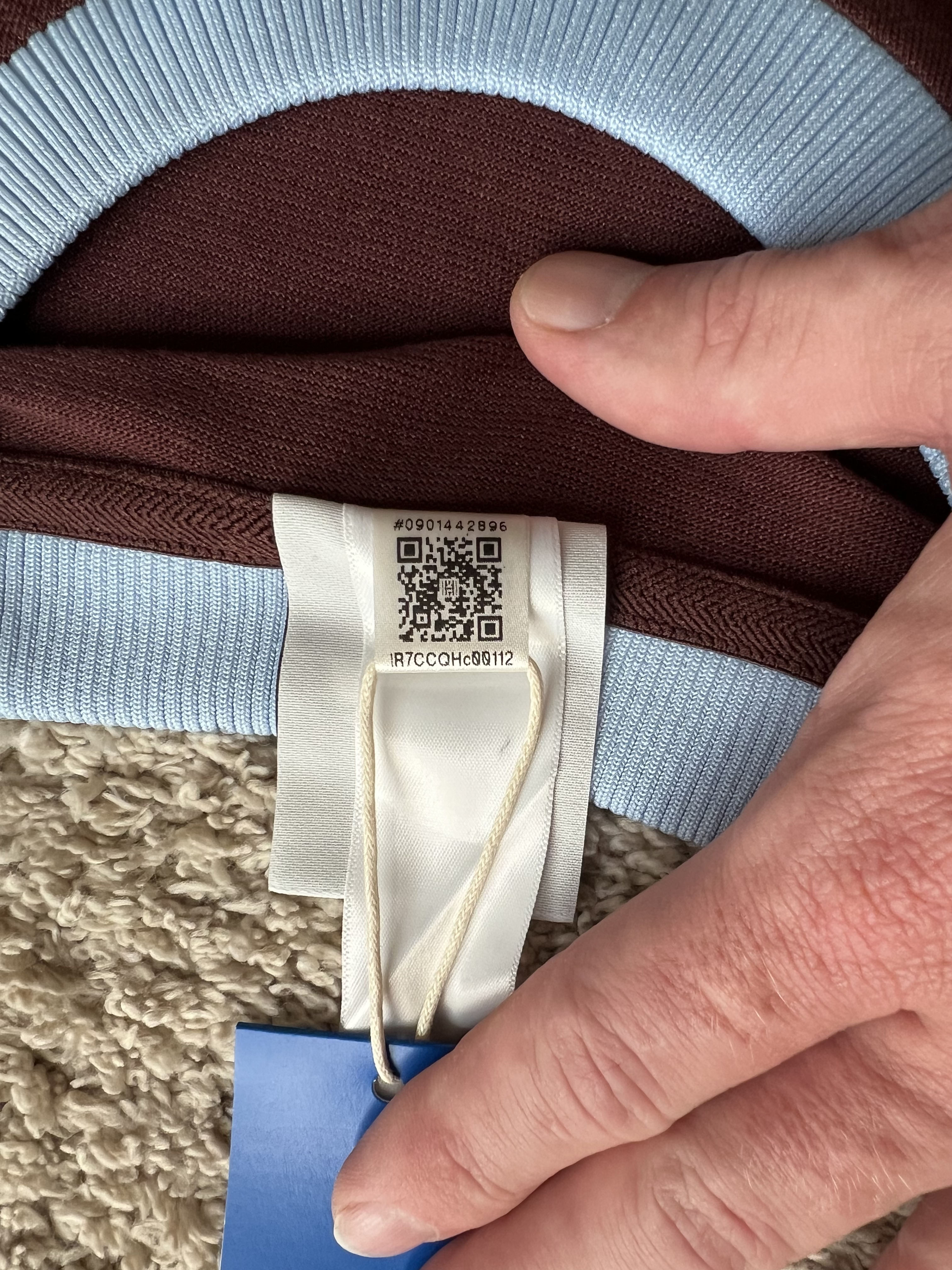 Authenticity evidence image of Aston Villa 2025/26 Adidas Travel 3 Shirt - Men's Medium