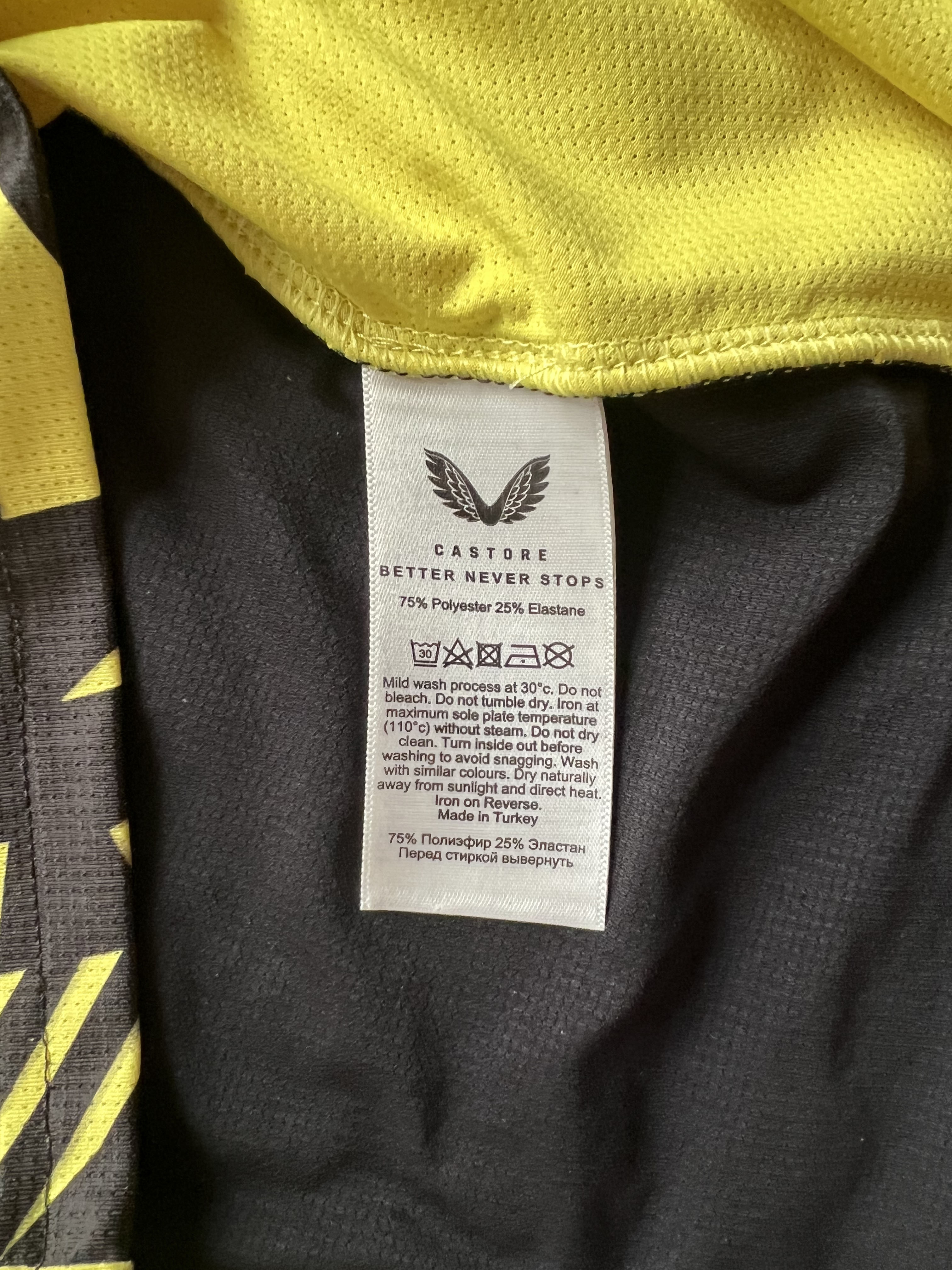 Authenticity evidence image of Aston Villa 2022/23 Castore Pre-Match 3 Shirt (Cazoo) - Men's Large