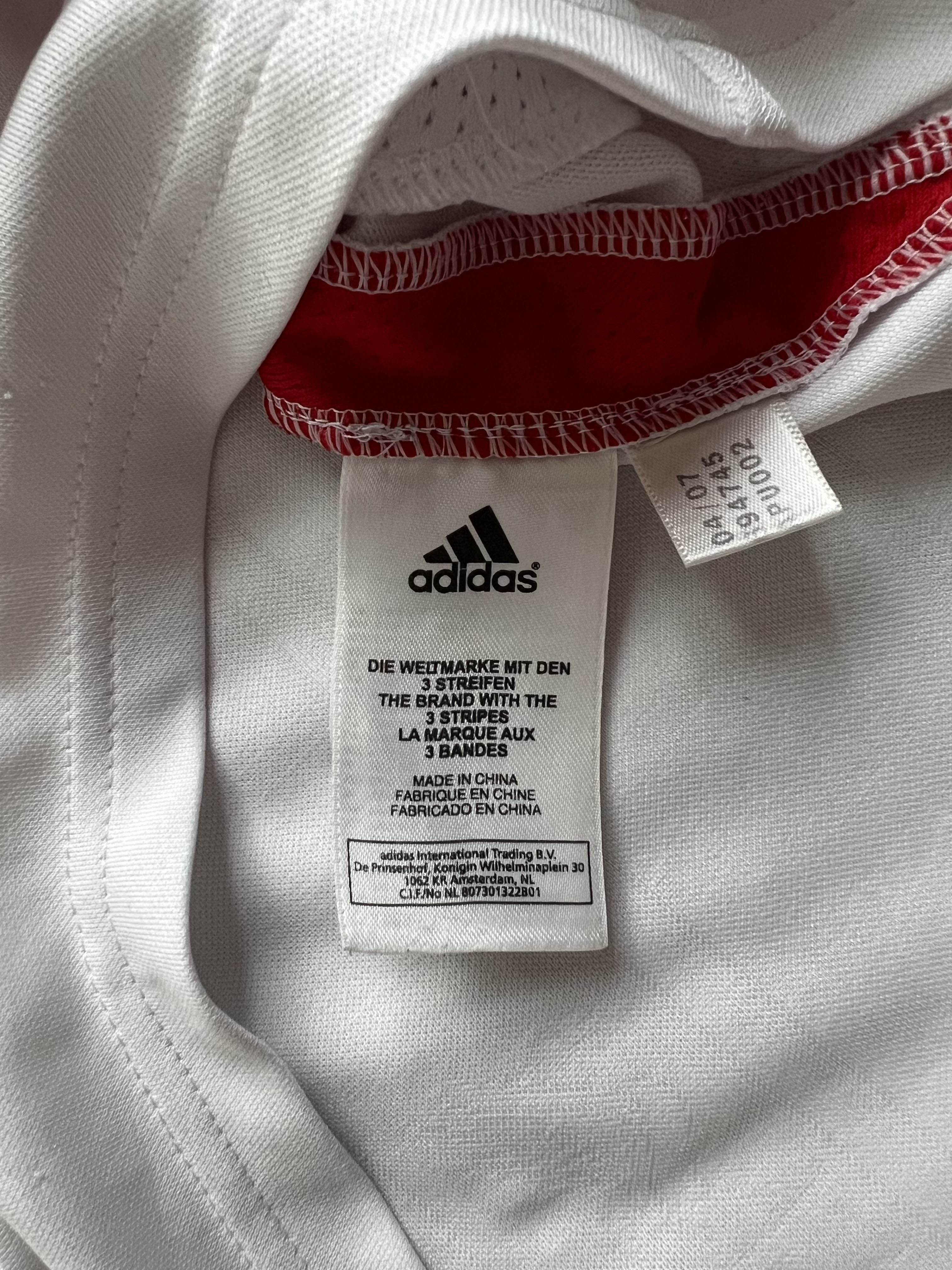 Authenticity evidence image of Liverpool 2007/08 Adidas Away Shirt (Carlsberg) - Men's Medium