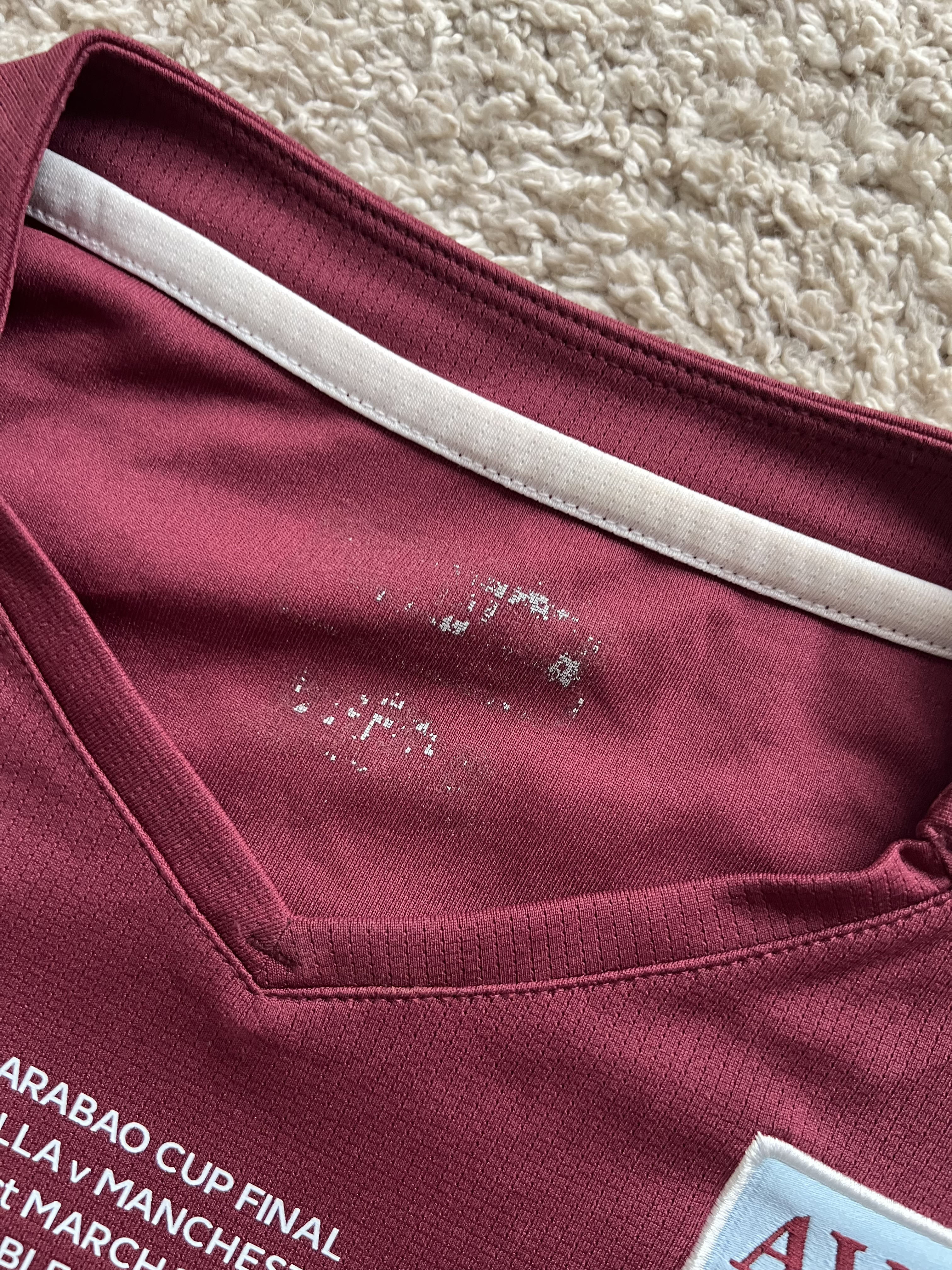 Authenticity evidence image of Aston Villa 2019/20 Kappa Home Shirt (W88) - Men's Medium