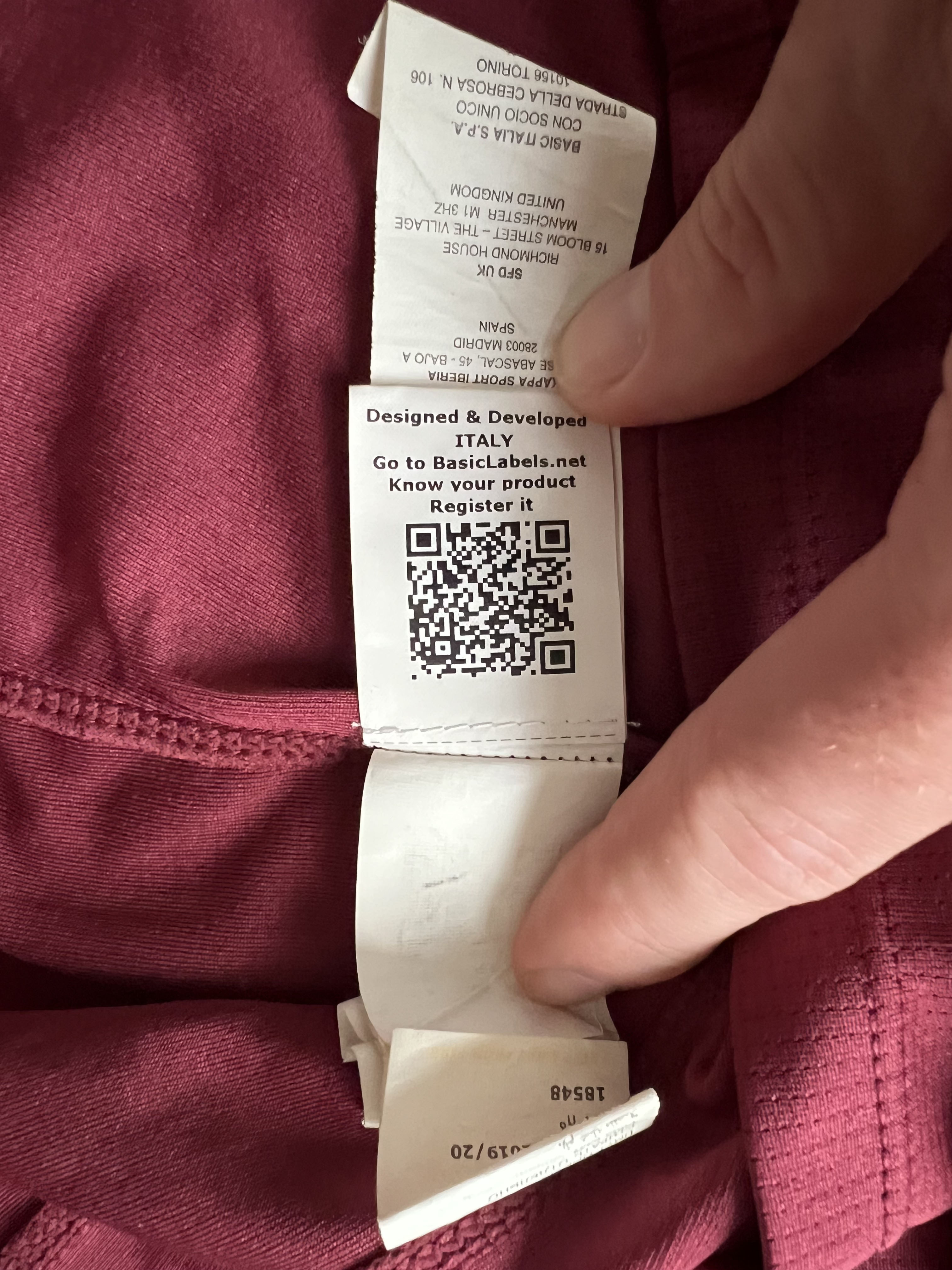 Authenticity evidence image of Aston Villa 2019/20 Kappa Home Shirt (W88) - Men's Medium