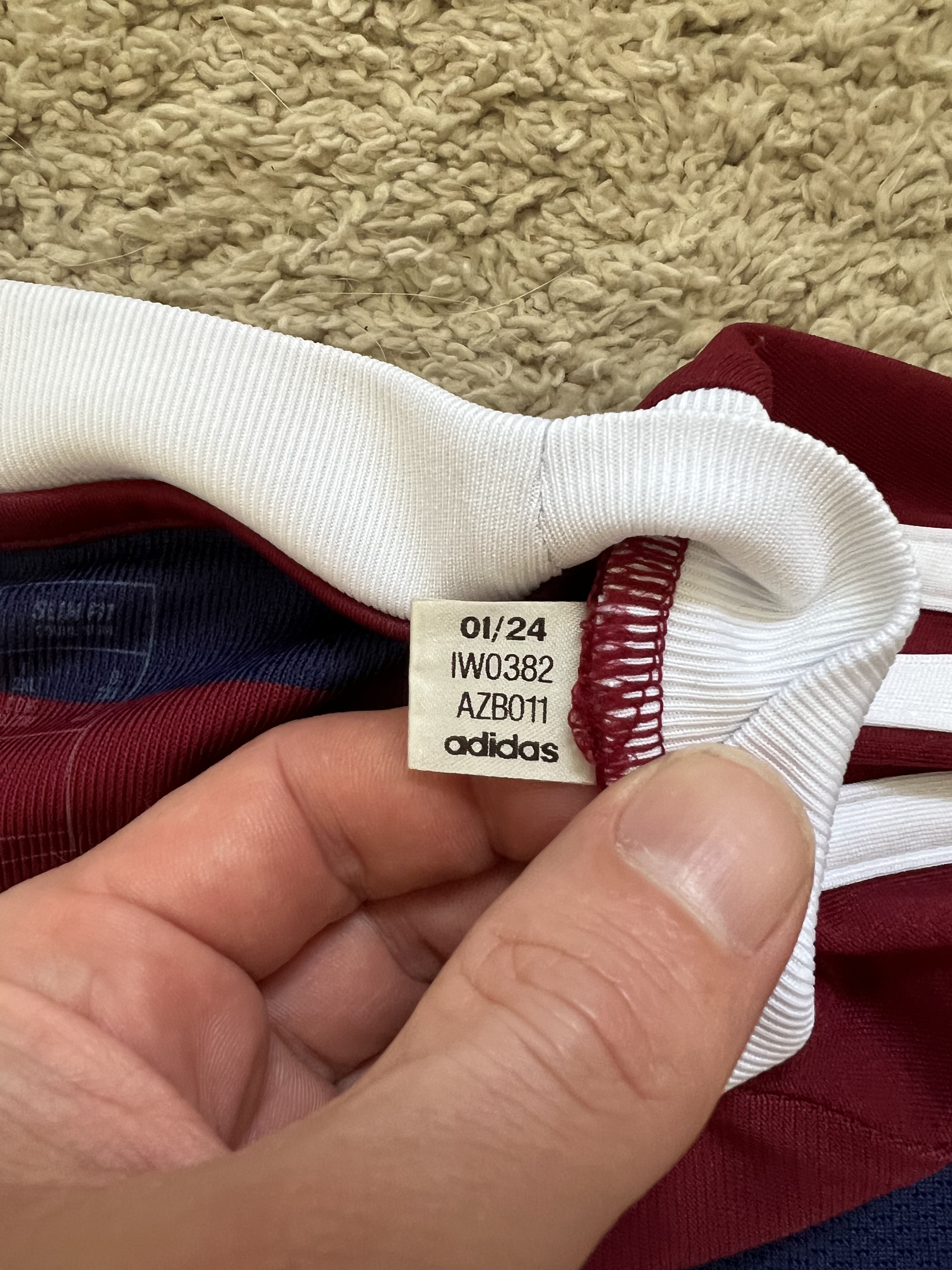 Authenticity evidence image of Newcastle United 2024/25 Adidas Away Shirt (Sela) - Men's XXL