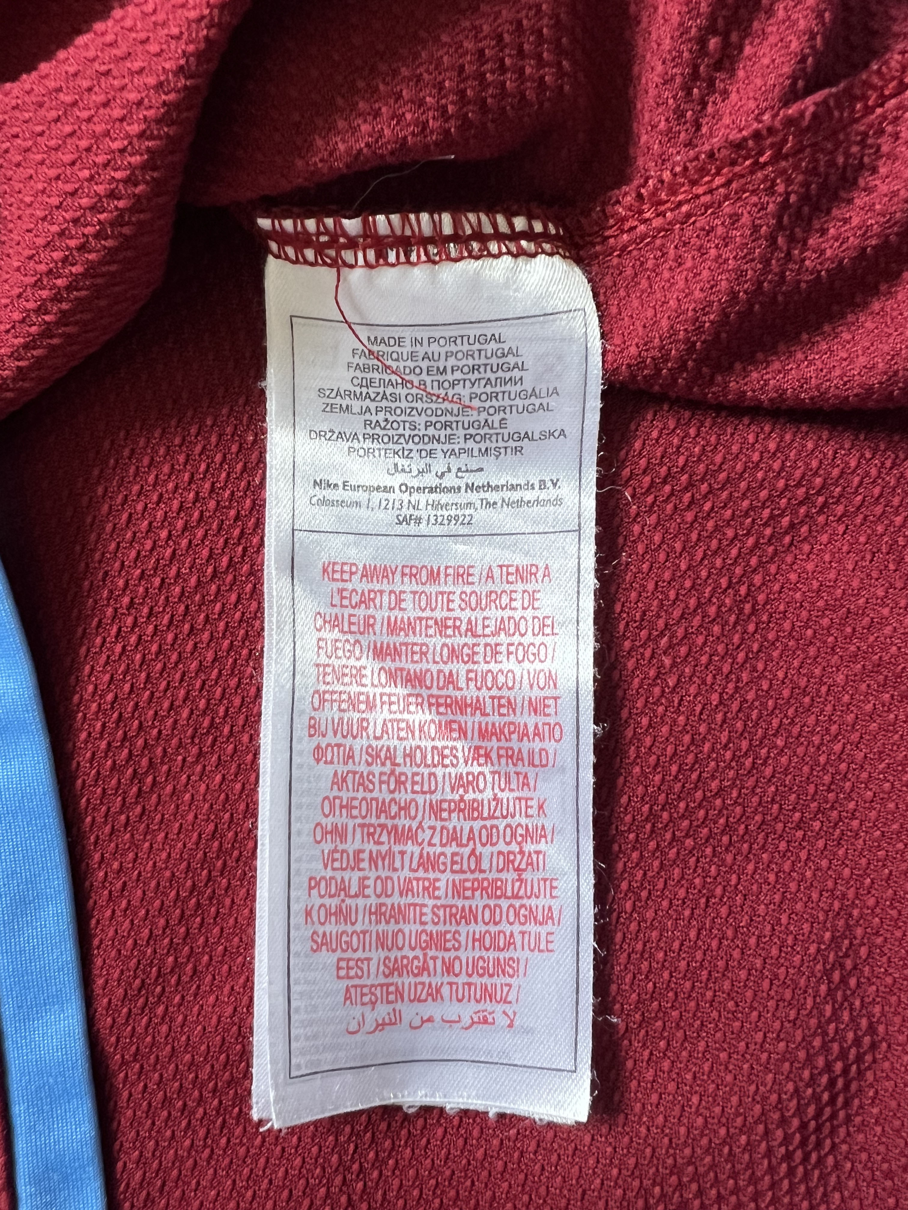 Authenticity evidence image of Aston Villa 2008/09 Nike Home Shirt (Acorns) - Men's Large