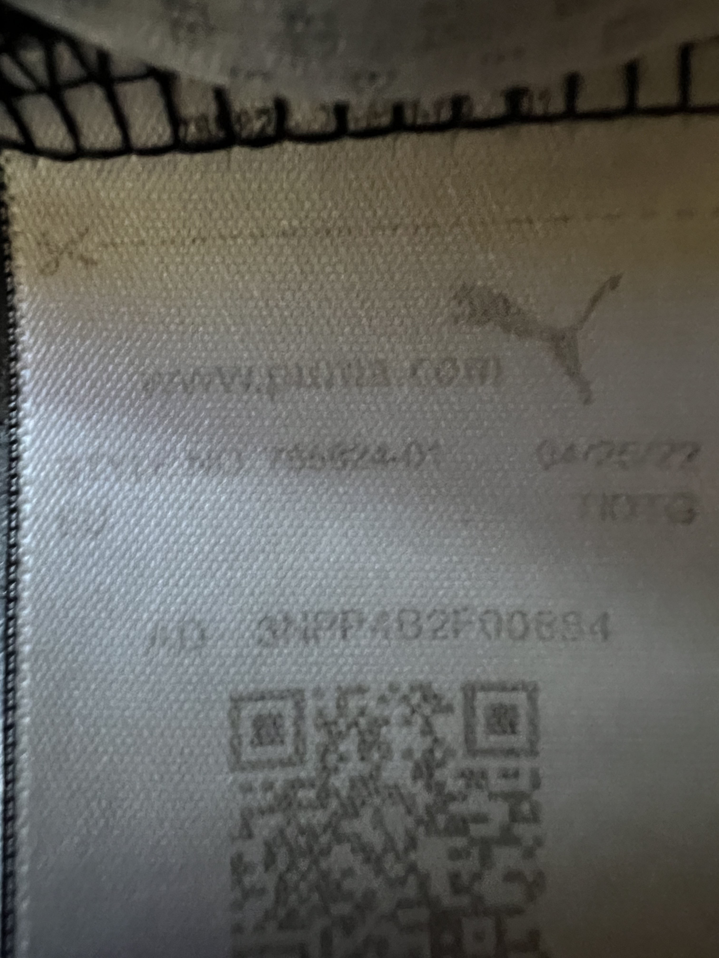 Authenticity evidence image of AC Milan 2022/23 Puma Home Shirt (Fly Emirates) - Men's Small