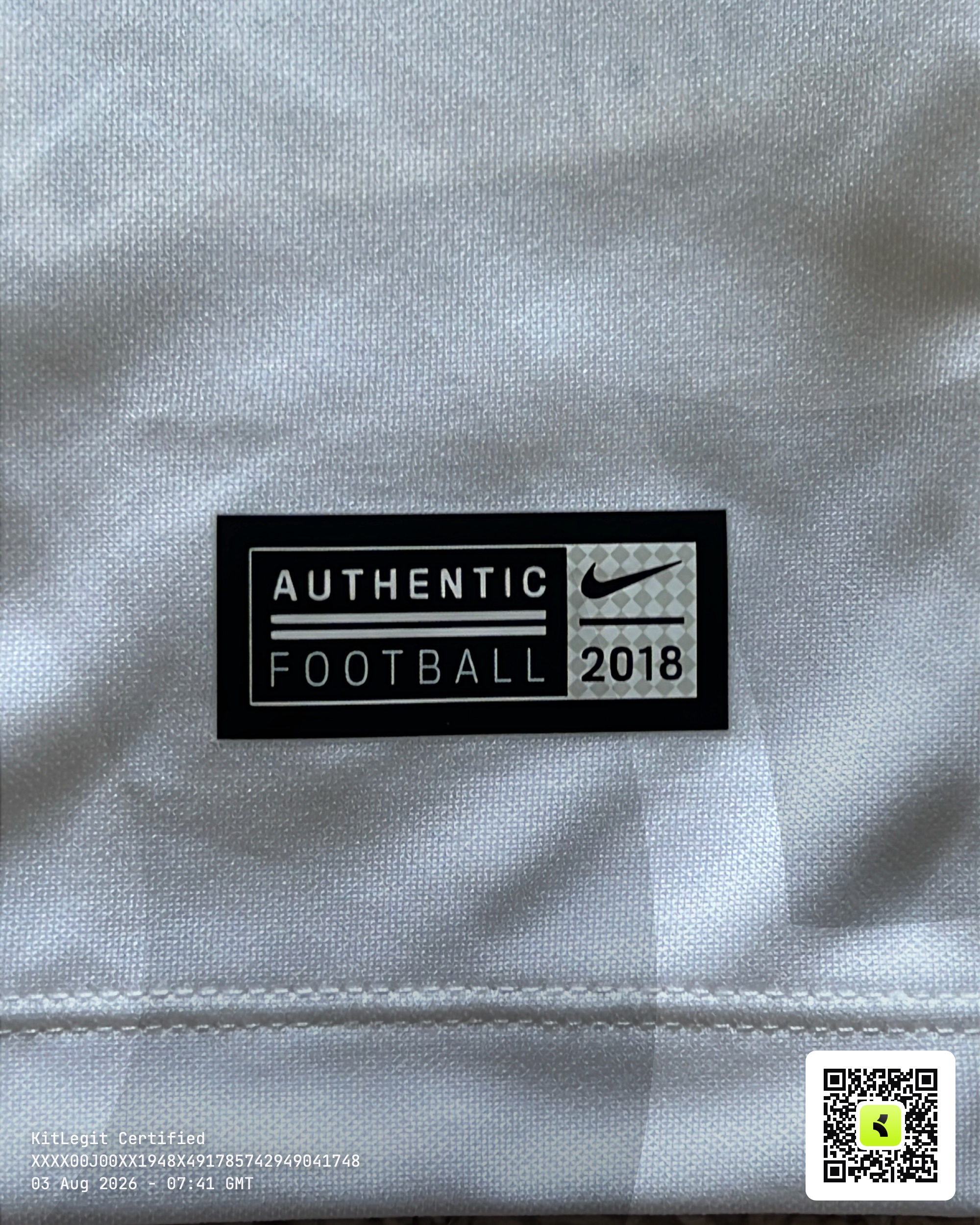 Authenticity evidence image of Ferencvaros 2018-22 Nike Away / 3rd Shirt - Men's Medium