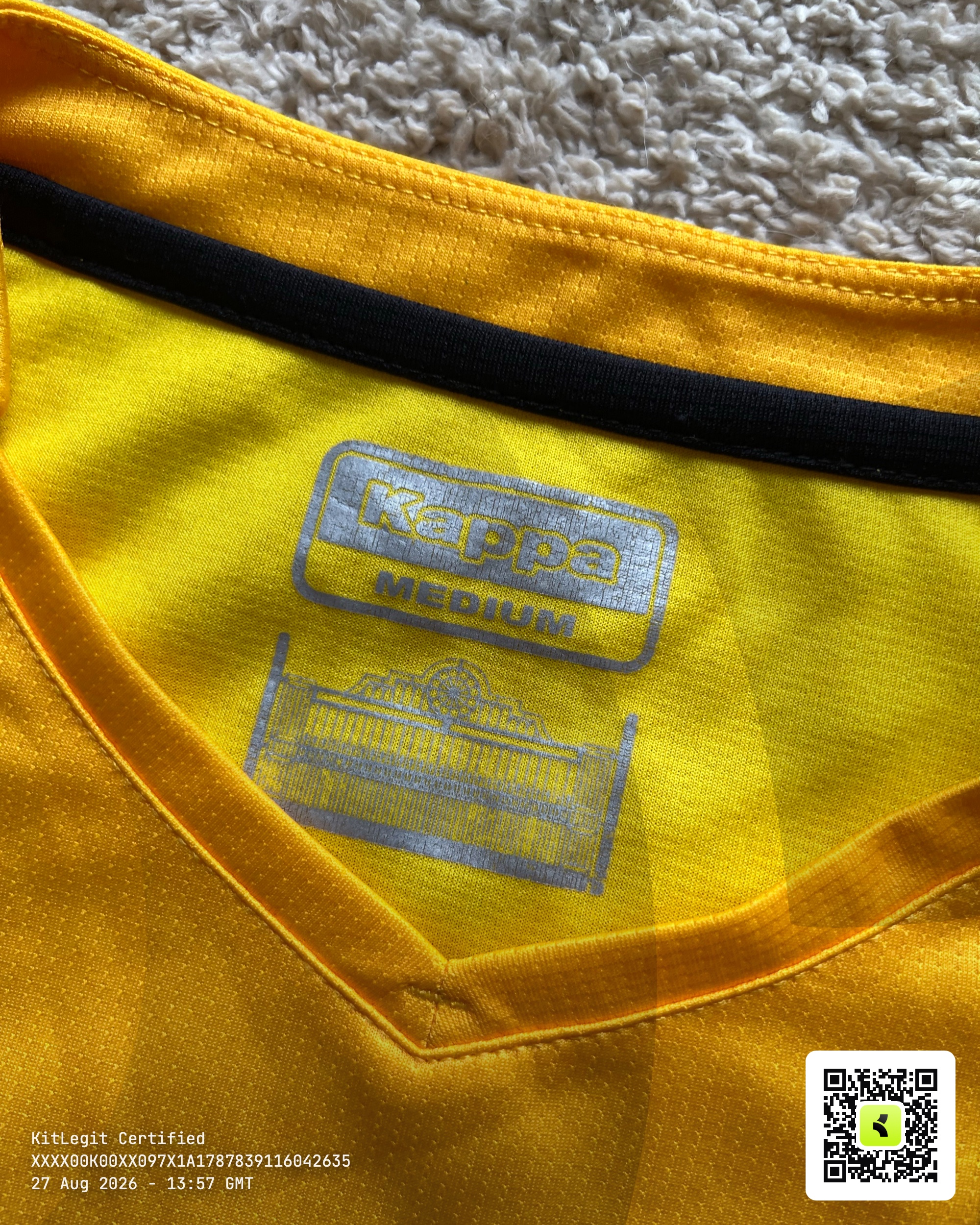Authenticity evidence image of Aston Villa 2019/20 Adidas GK 2 Goalkeeper Shirt - Men's Medium