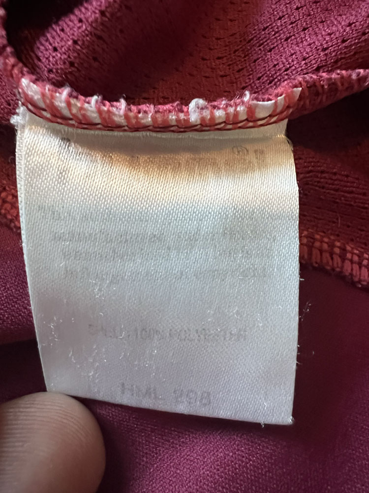 Authenticity evidence image of Aston Villa 2004/05 Hummel Home Shirt (DWS Investments) - Men's Medium
