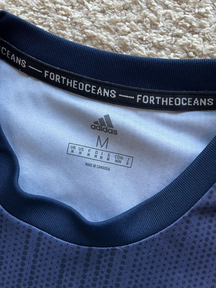 Authenticity evidence image of Manchester United 2018/19 Adidas 3rd Shirt (Chevrolet) - Men's Medium