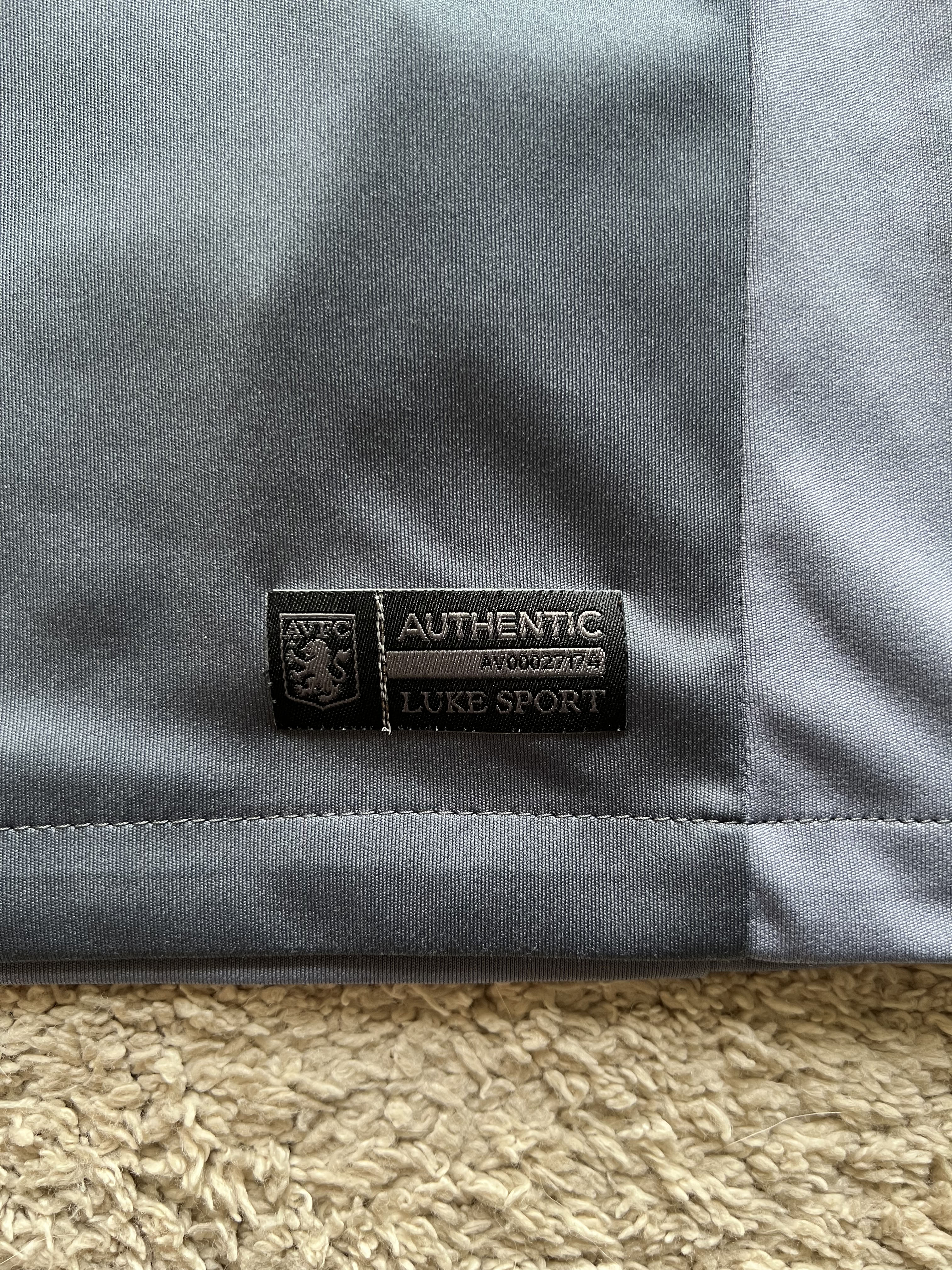 Authenticity evidence image of Aston Villa 2018/19 Luke 1977 Away Goalkeeper Shirt - Men's Large