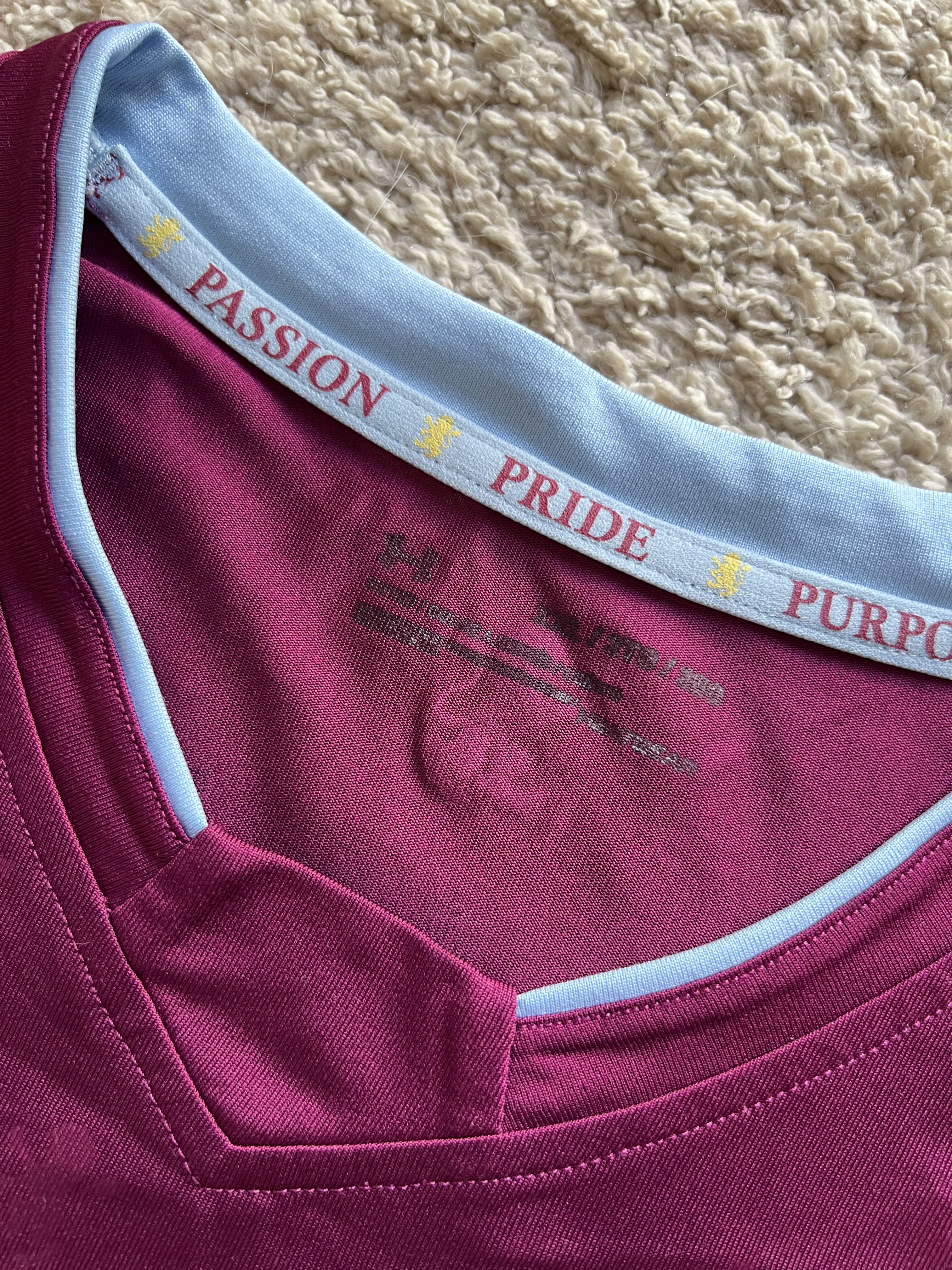 Authenticity evidence image of Aston Villa 2017/18 Under Armour Home Shirt (Unibet) - Men's XXL