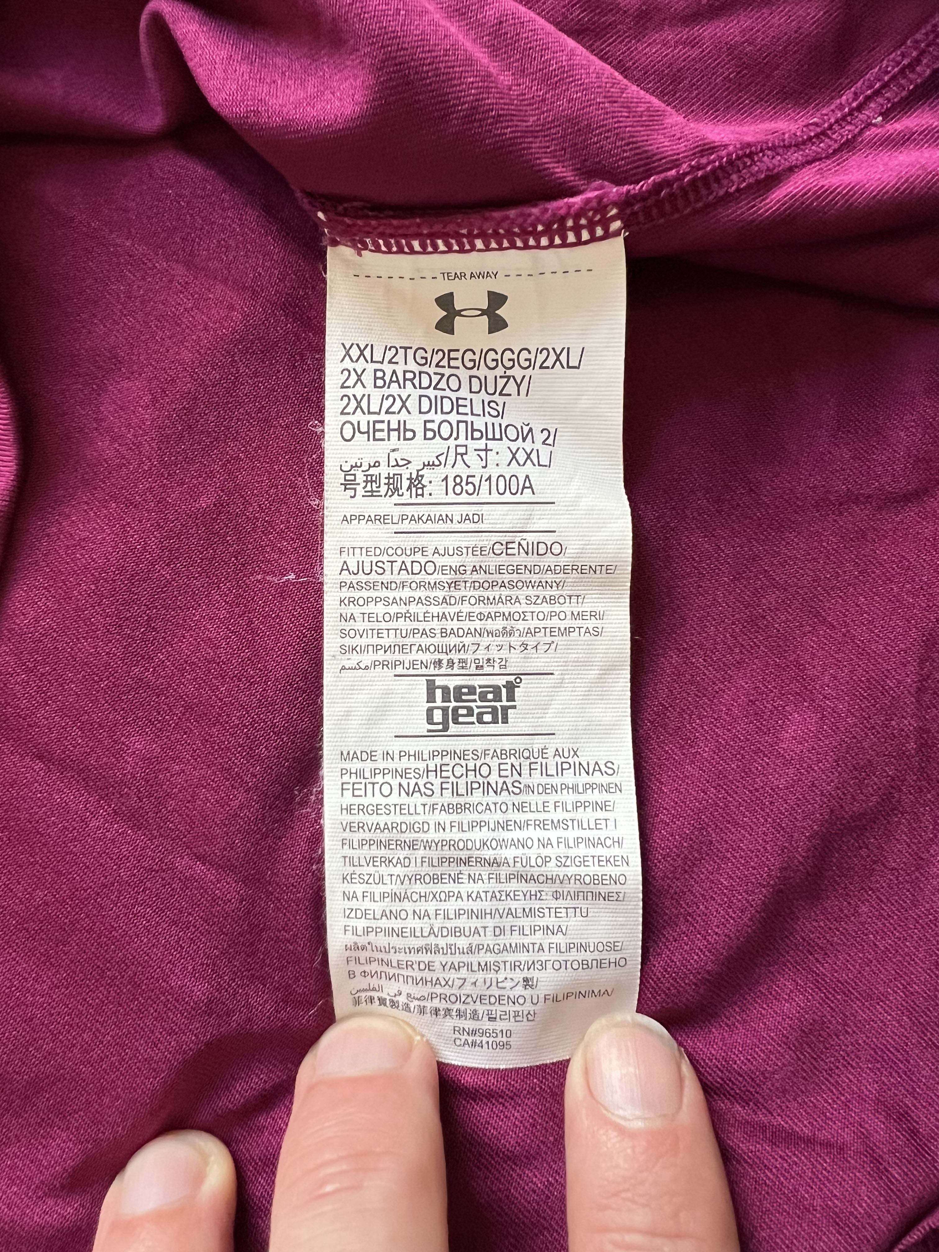 Authenticity evidence image of Aston Villa 2017/18 Under Armour Home Shirt (Unibet) - Men's XXL