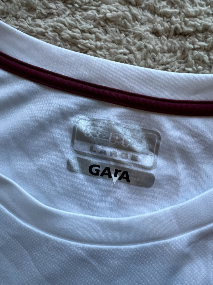 Authenticity evidence image of Aston Villa 2020/21 Kappa Training 2 Shirt - Men's Large