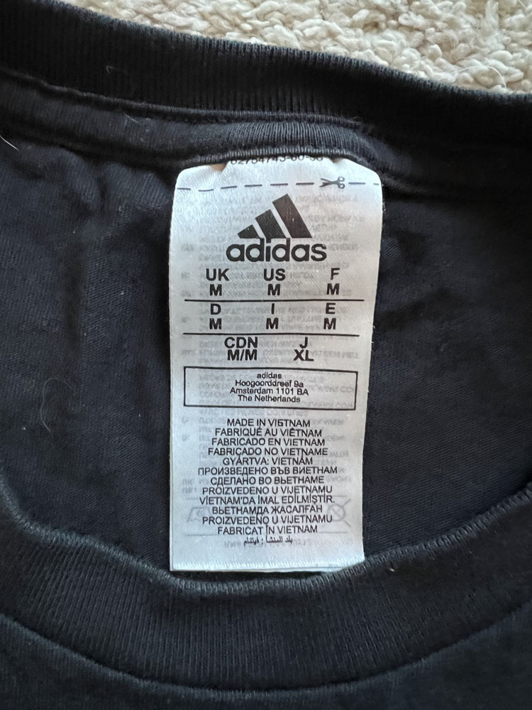 Authenticity evidence image of Aston Villa 2024/25 Adidas Travel Special Edition Shirt - Men's Medium