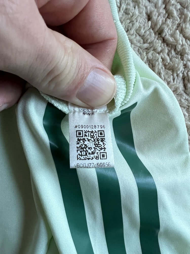 Authenticity evidence image of Aston Villa 2025/26 Adidas Training 3 Shirt - Men's Medium