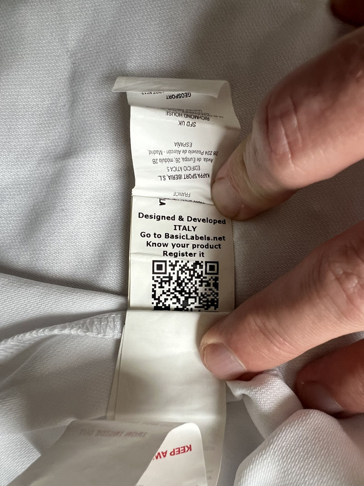 Authenticity evidence image of Aston Villa 2019/20 Kappa Travel Special Edition Shirt - Men's XL