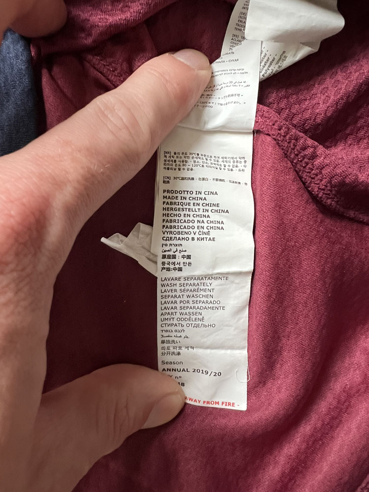 Authenticity evidence image of Aston Villa 2019/20 Kappa Pre-Match 3 Match Worn Shirt - Men's XL