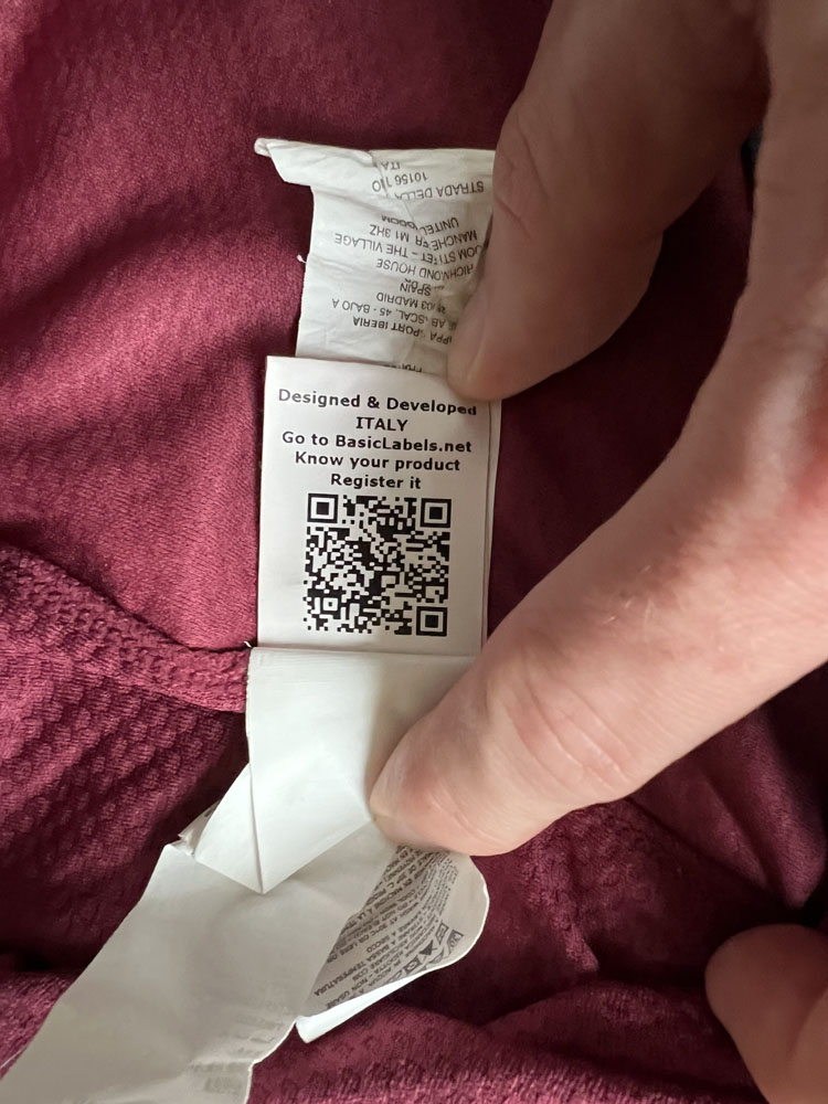Authenticity evidence image of Aston Villa 2019/20 Kappa Pre-Match 3 Match Worn Shirt - Men's XL