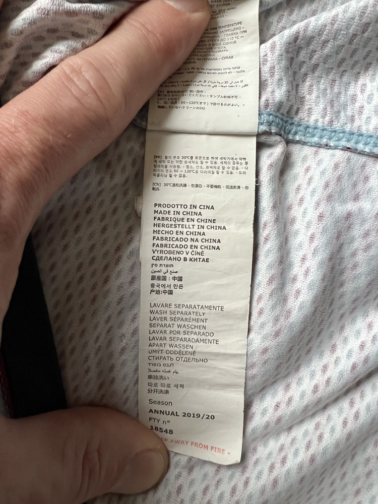 Authenticity evidence image of Aston Villa 2019/20 Kappa Pre-Match 1 Shirt - Men's Medium
